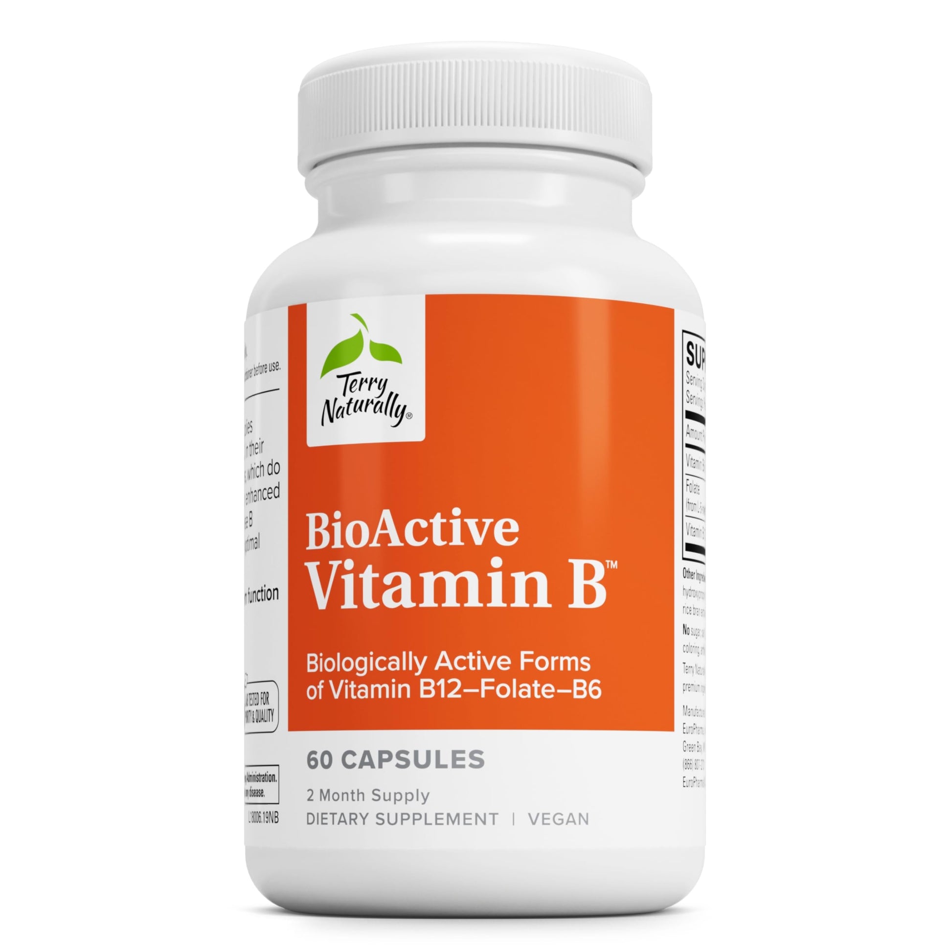 Terry Naturally BioActive Vitamin B Capsule 60 Count