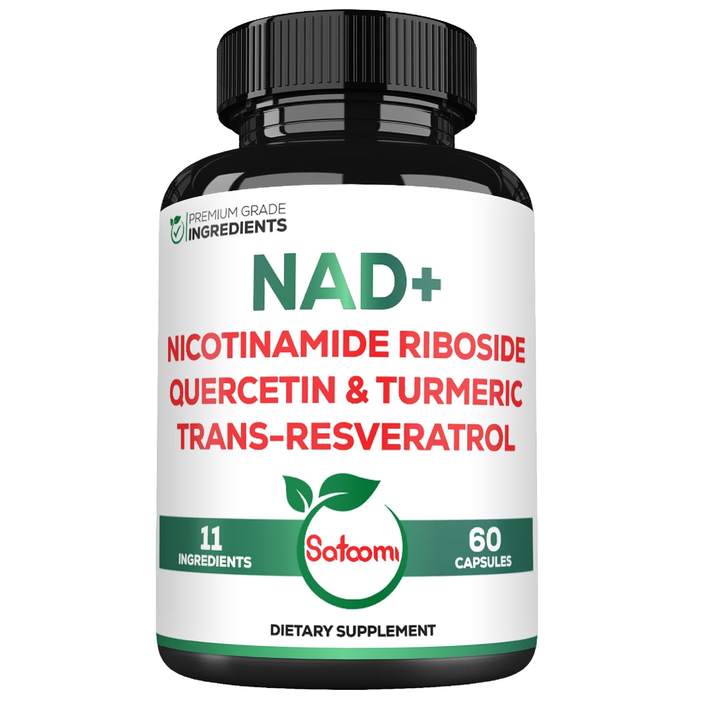 Satoomi NAD Supplement for Women Capsules 60 Count