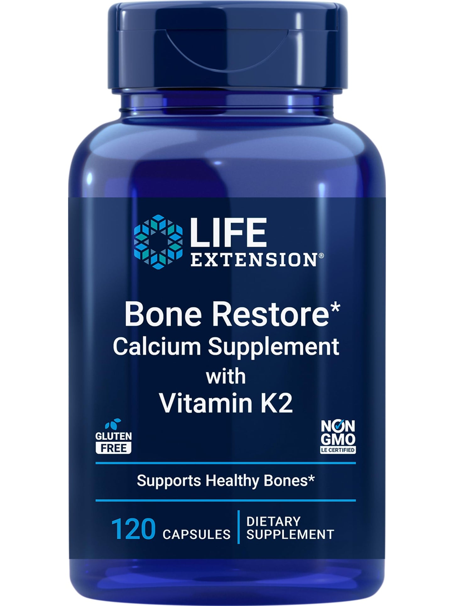 Life Extension Bone Restore + Vitamin K2 Vitamins & Minerals Maintain Bone Health & Strength & One-Per-Day Multivitamin – Packed with Over 25 Vitamins, 60 Tablets