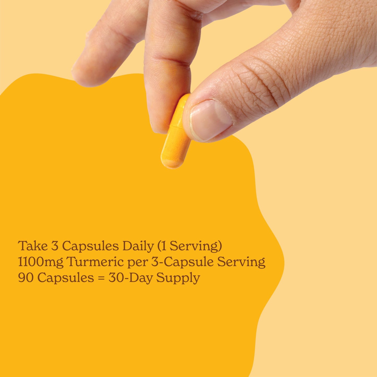 Calgee Organic Turmeric Curcumin Supplement Capsules, 90 Count