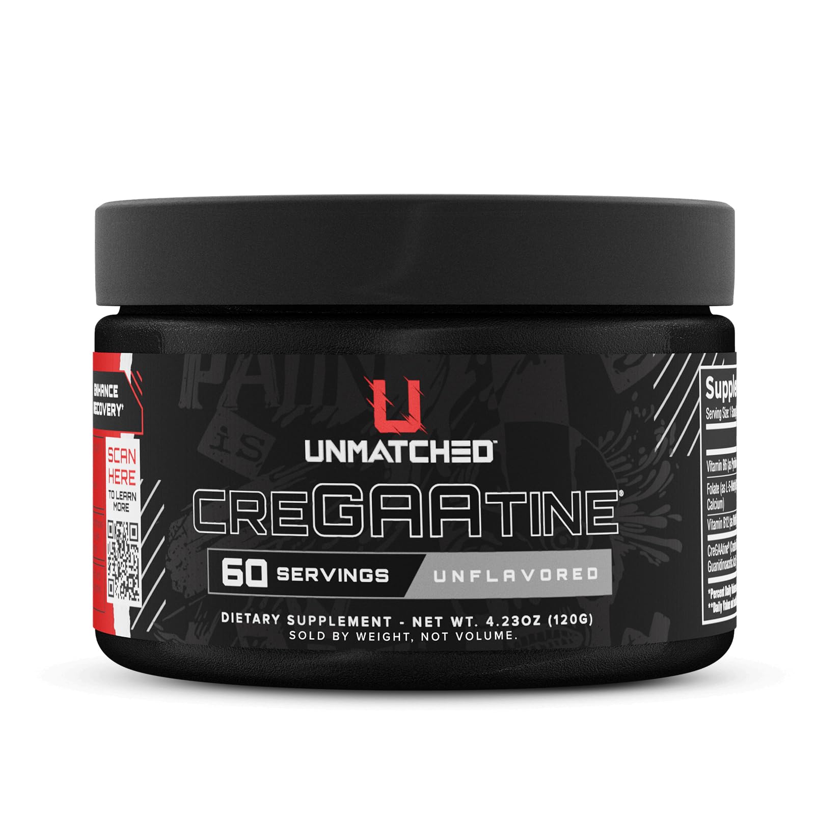 Unmatched Creatine Powder 4.23 Ounce