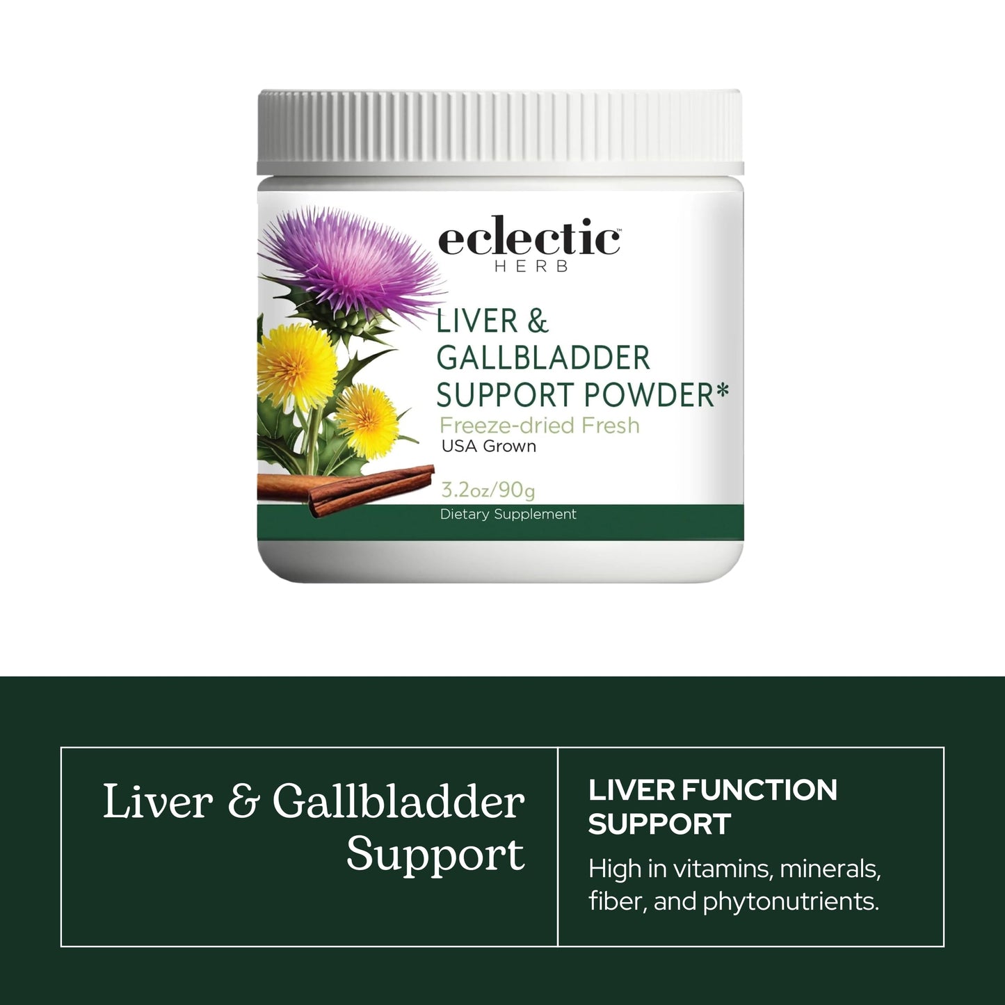 Eclectic Institute Liver & Gallbladder Support Powder 3.17 oz