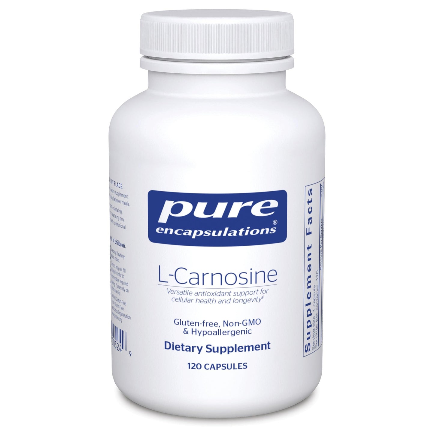 Pure Encapsulations L-Carnosine 120 Capsules