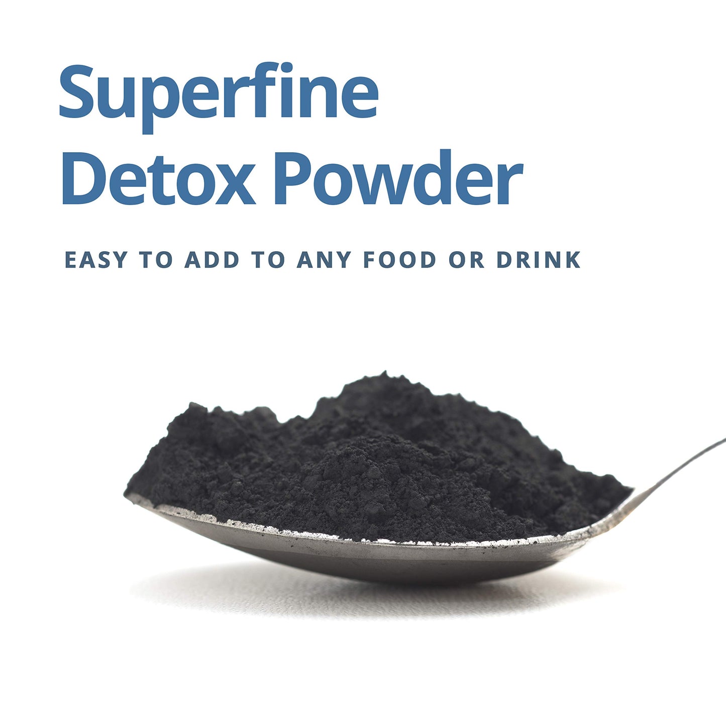 Charcoal House Detox & Cleanse USP Medical Grade Coconut Shell Activated Charcoal Powder, 12 oz