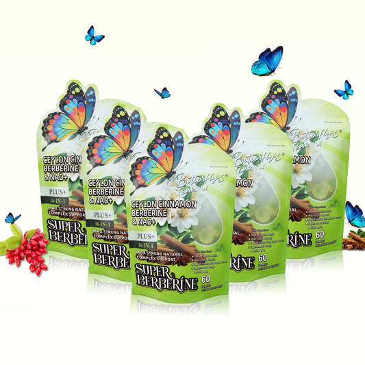 BUTTERFLY'S TEAR Berberine Gummies, Gummy, 300 count