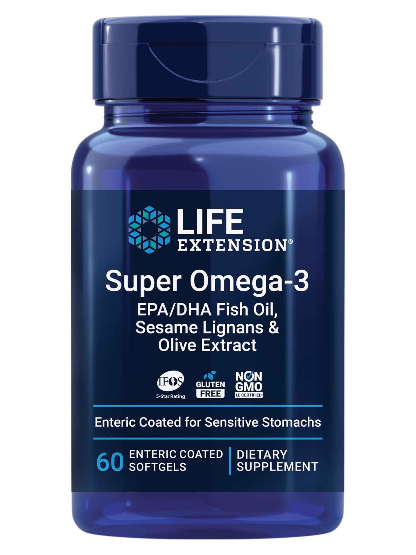 Life Extension Super Omega-3 EPA/DHA Fish Oil Softgel 60 Count