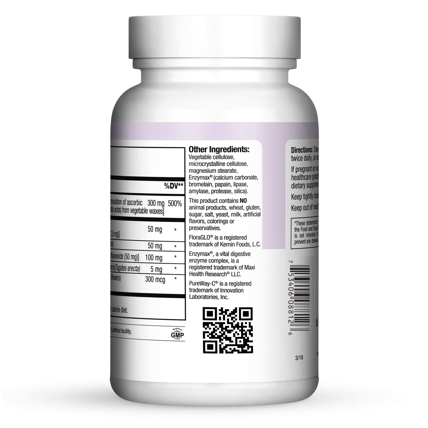 Maxi Health Bilberry Supreme with Lutein, Eyebright & Vitamin C Capsules, 120 Count