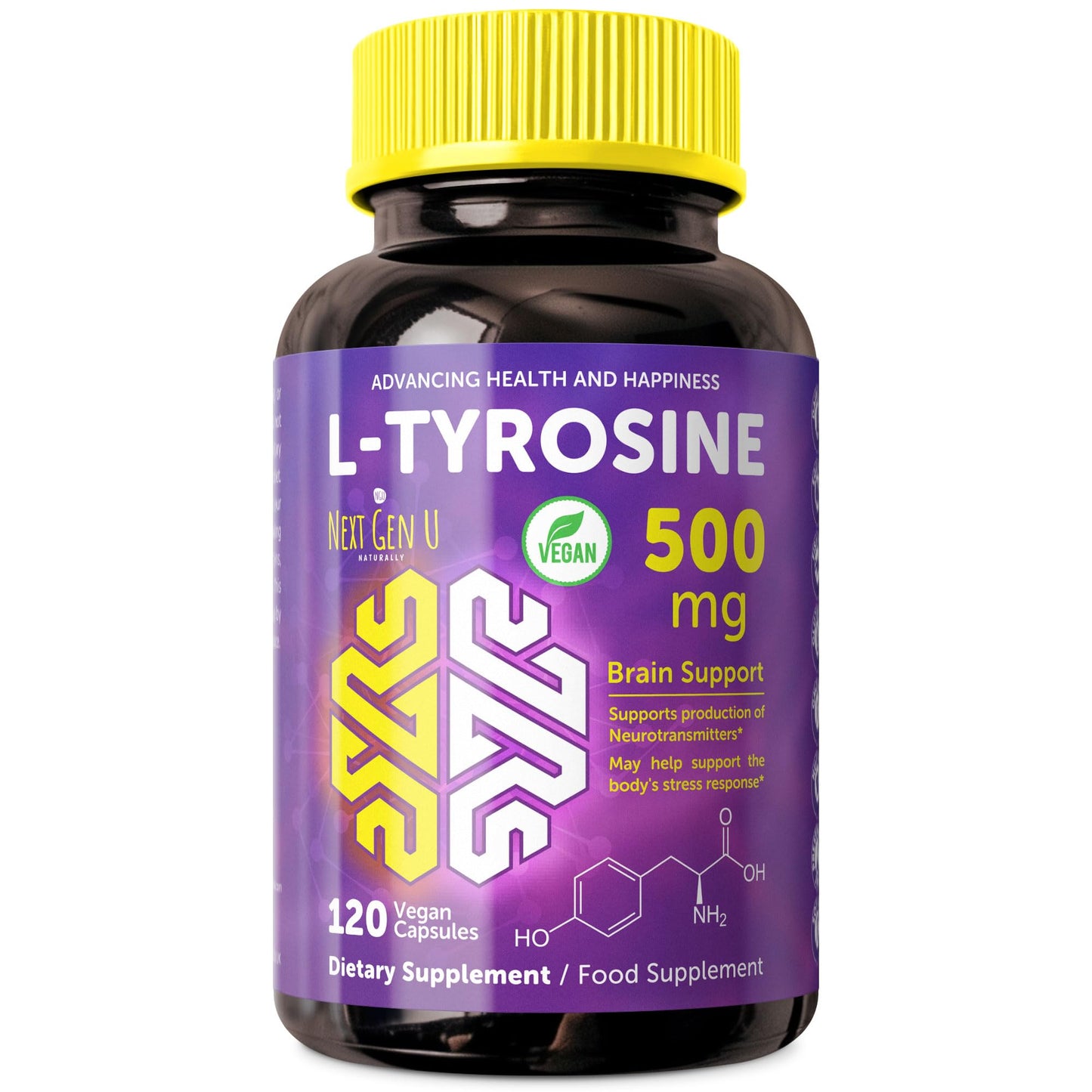NGU Next Gen U L Tyrosine 500 mg Capsules, 120 Capsules
