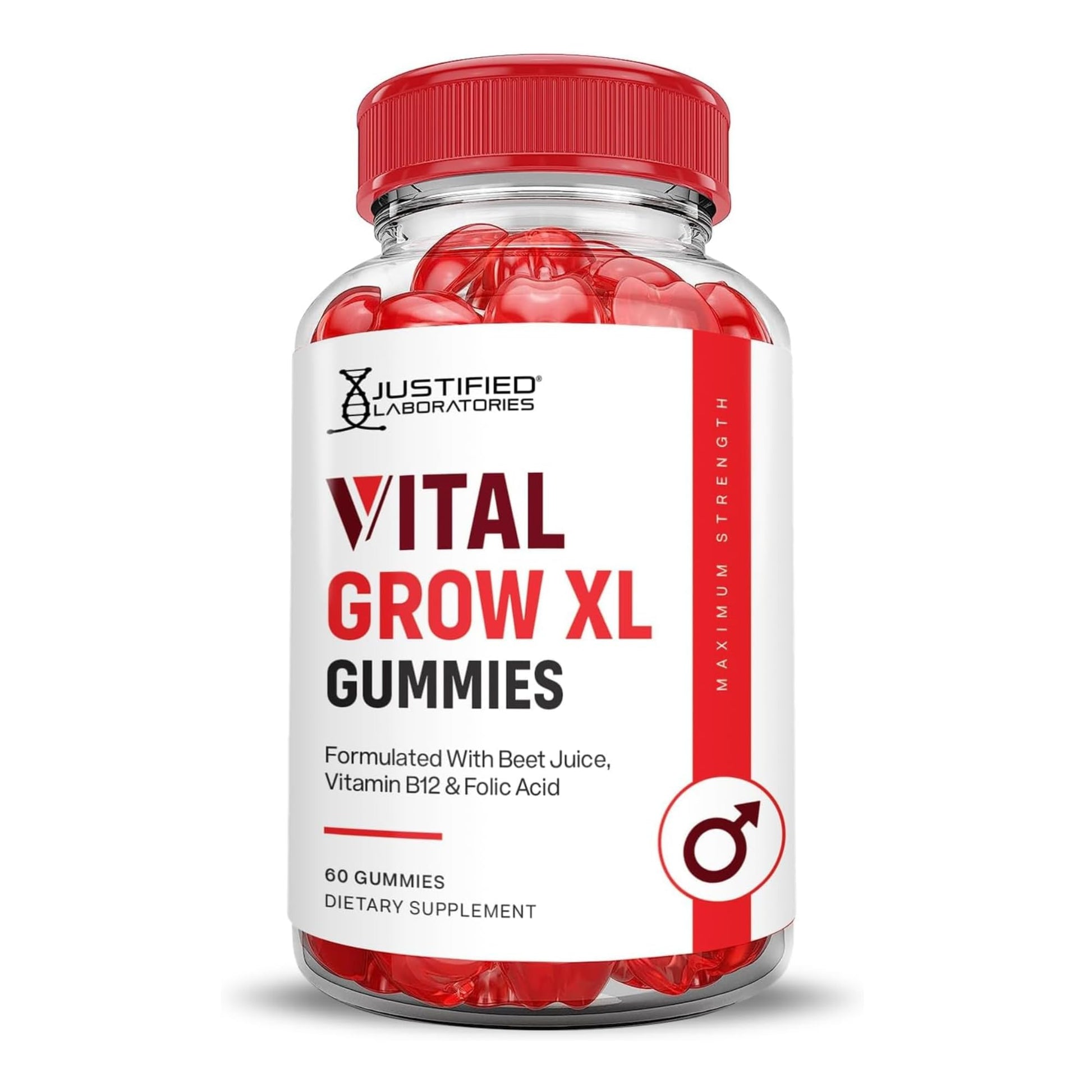 Justified Laboratories Vital Grow XL 60 Gummies