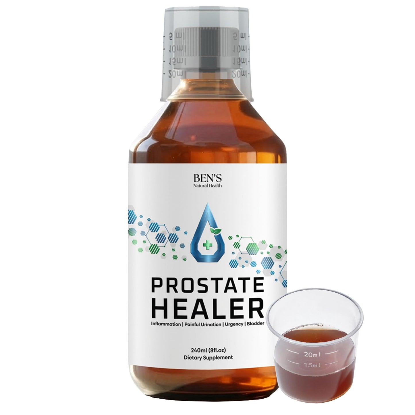 Ben's Natural Health Prostate Healer Capsules, 8 Fl Oz, 3 Pack