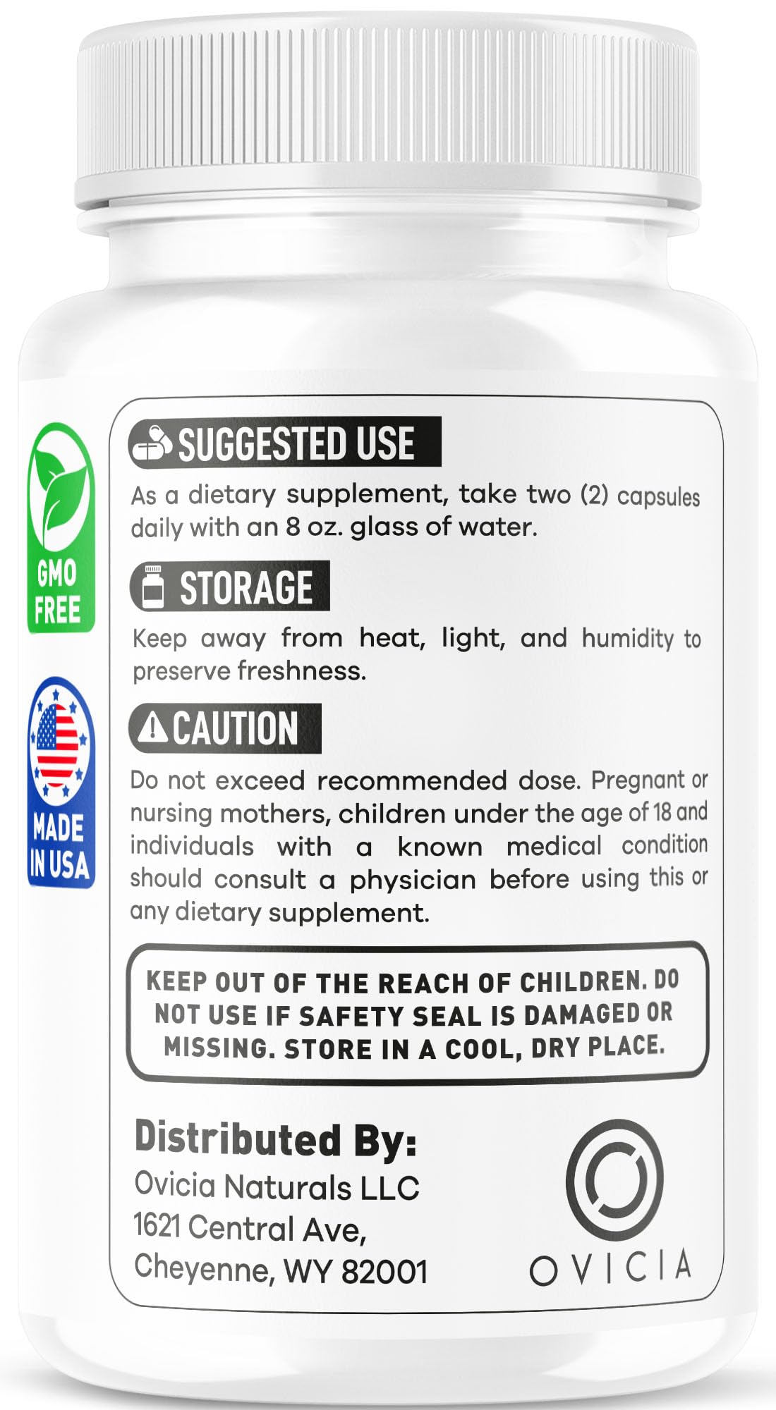 OVICIA PrimePulse Male Pills, 120 Capsules