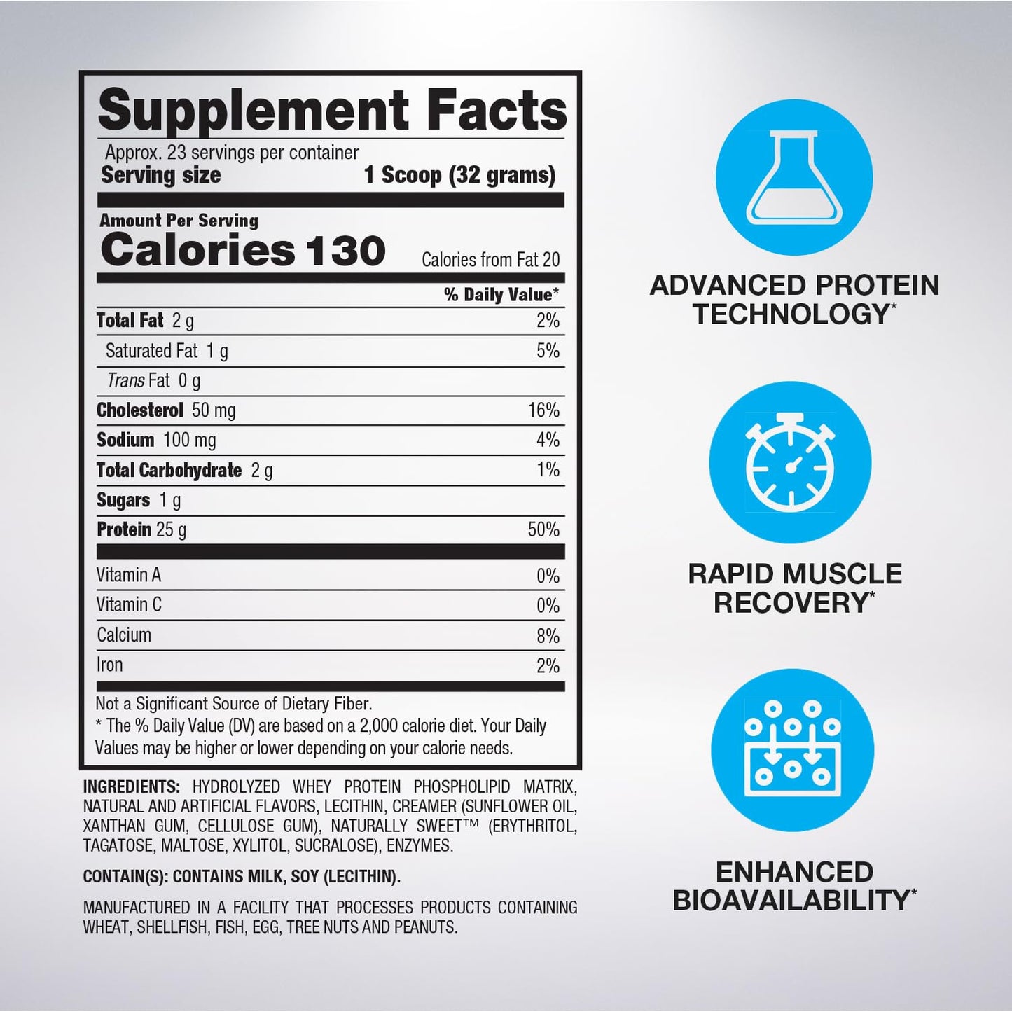 BPI Sports Hydro HD 100% Hydrolyzed Whey Protein Powder, 68 Servings, Chocolate Lava Cake
