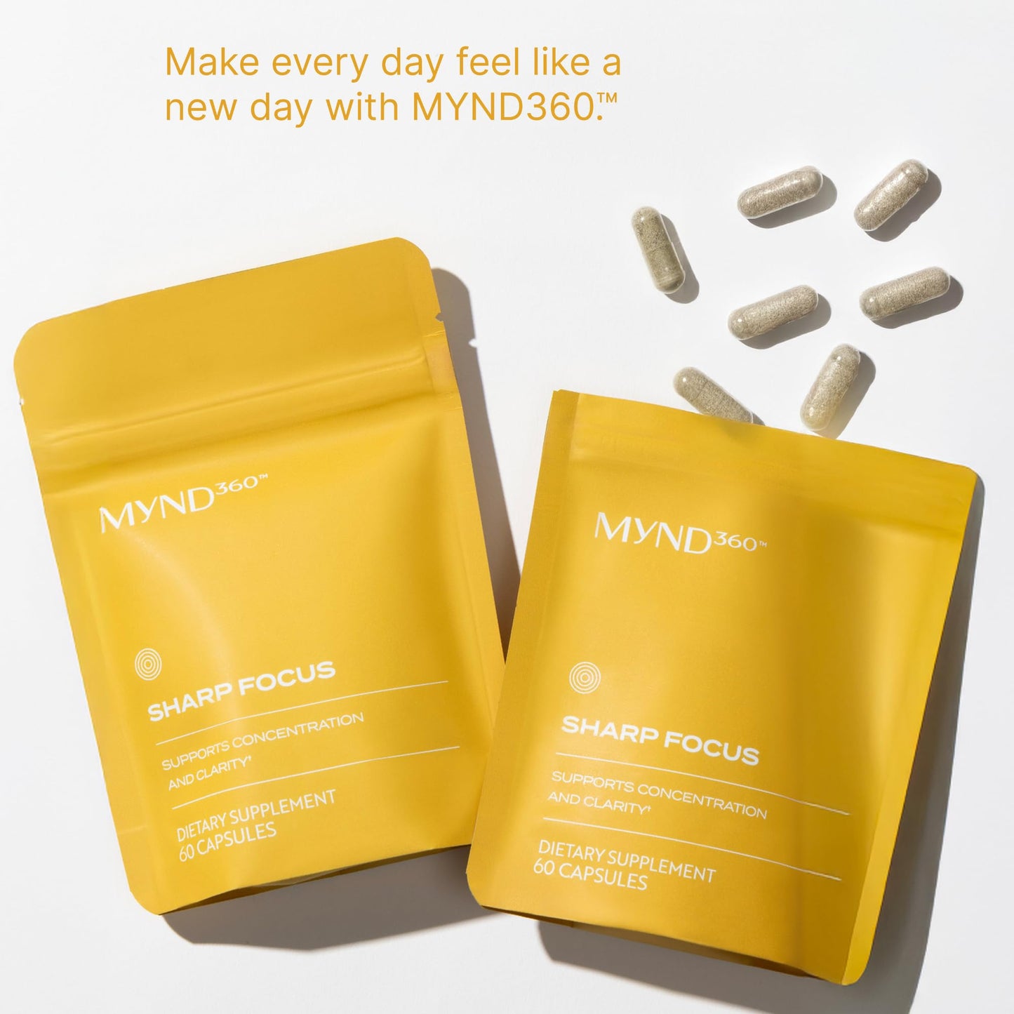 Nu Skin MYND360 Sharp Focus Capsule, 60 Capsules