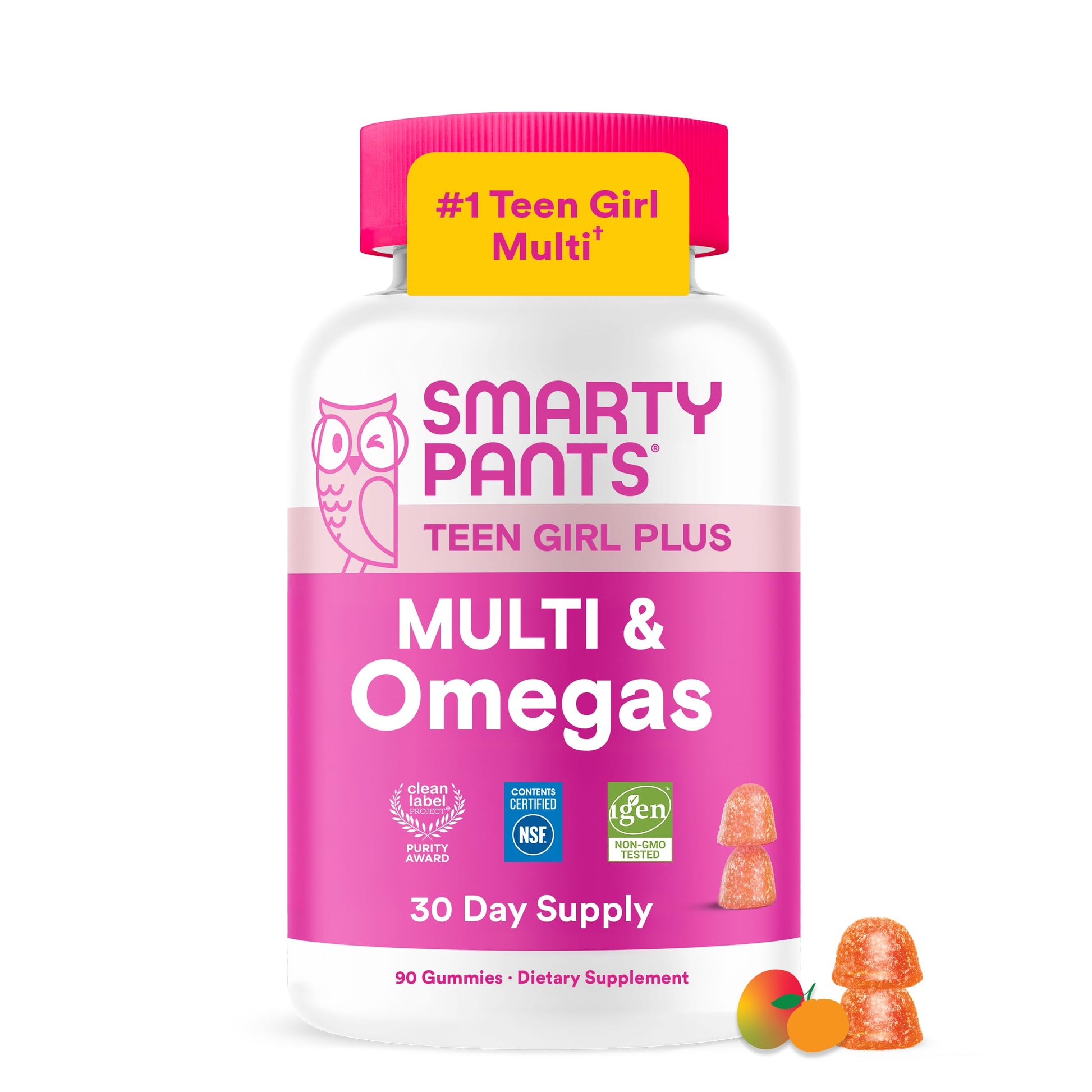 SmartyPants Teen Girl Multivitamin Gummies 60 Count