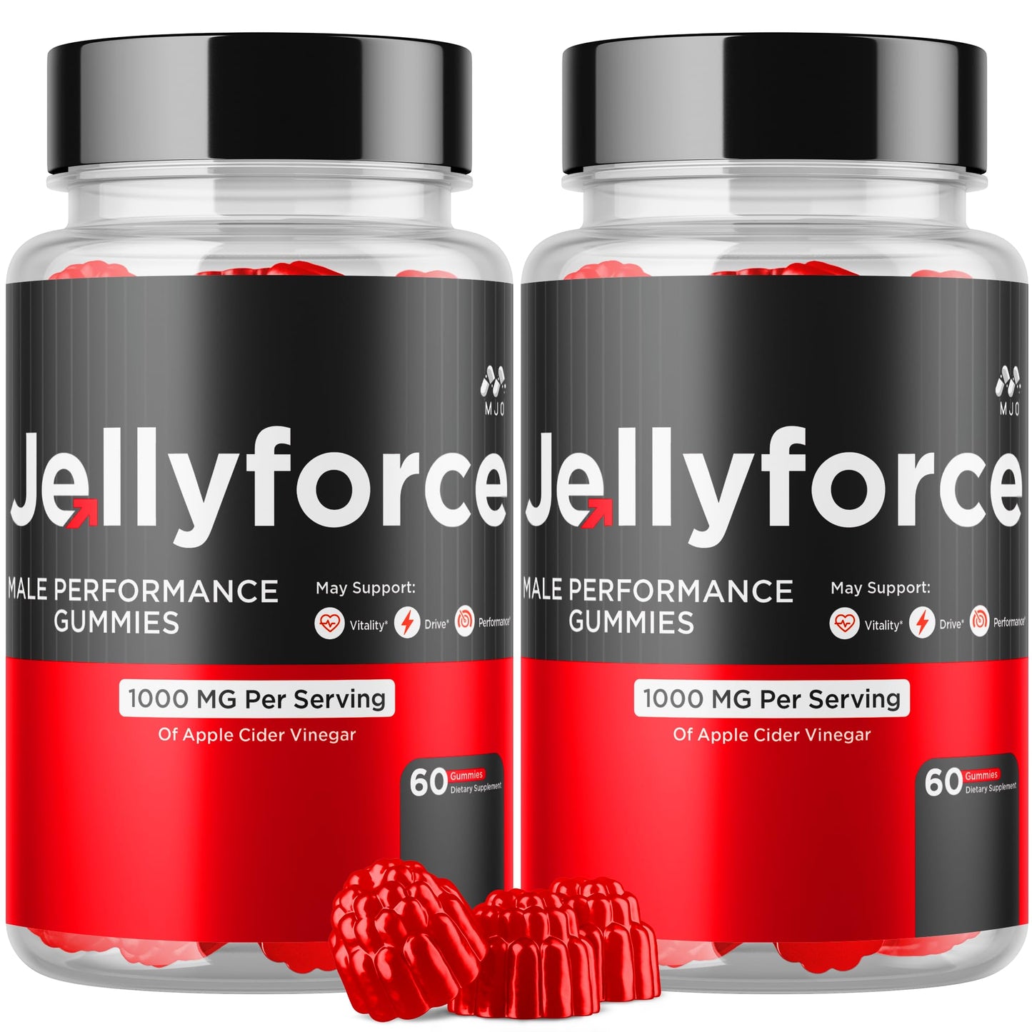 MJO Jellyforce Gummies, 120 Gummies