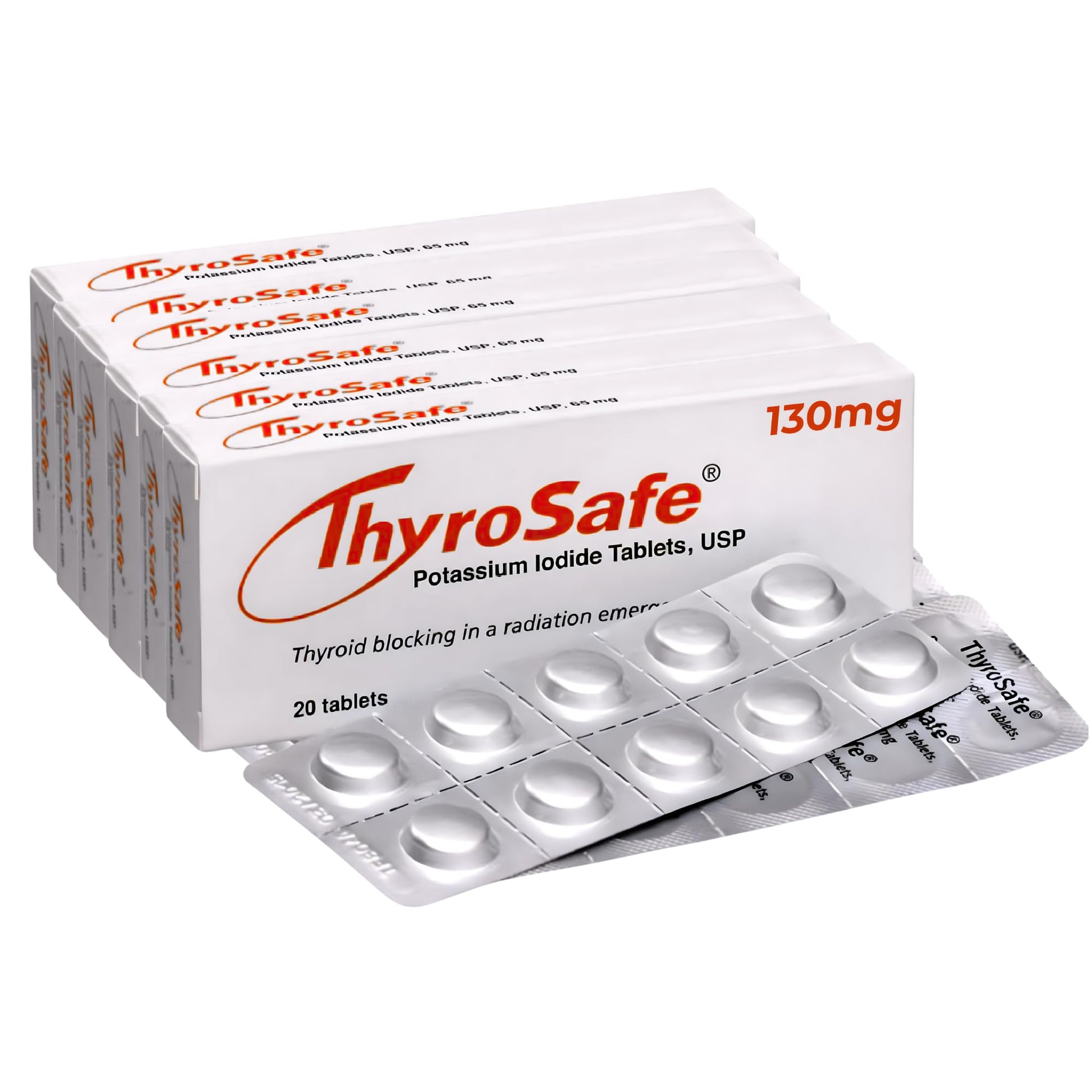 THYROSAFE Potassium Iodide 130mg Tablets 120