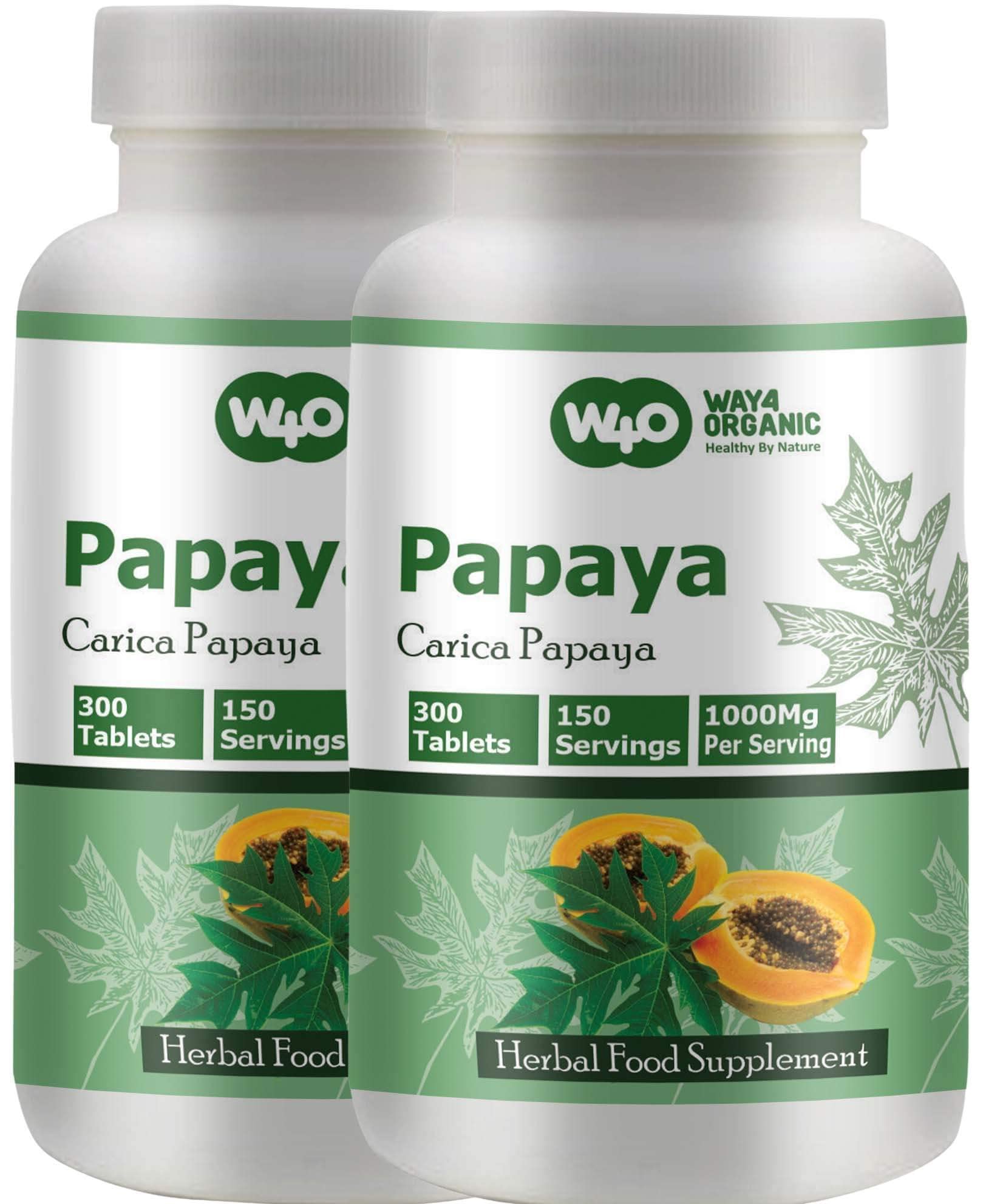 WAY 4 ORGANIC W4O Papaya Leaf Extract Tablet 1 Count