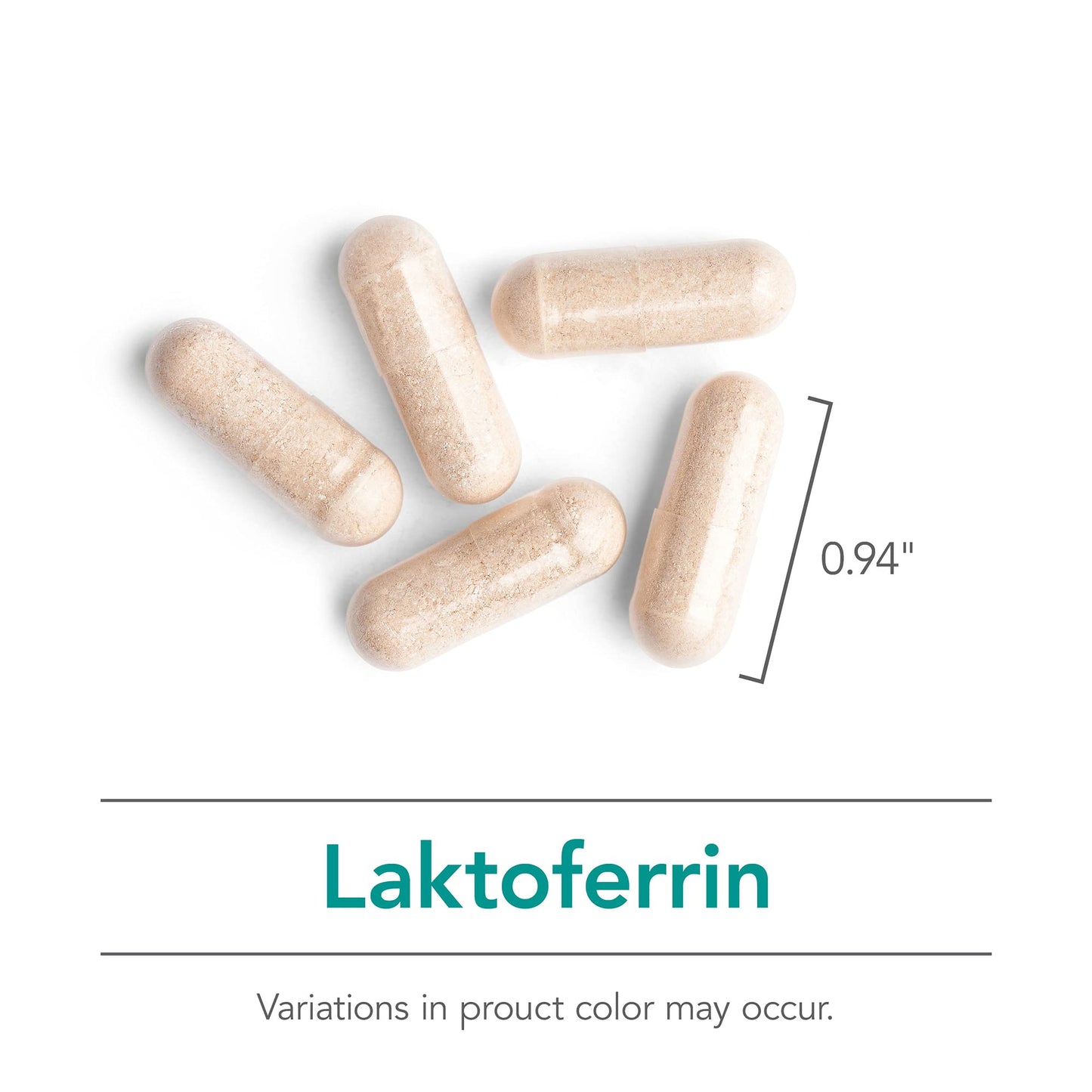 Allergy Research Group Lactoferrin Supplement 350mg Capsules, 90 Count