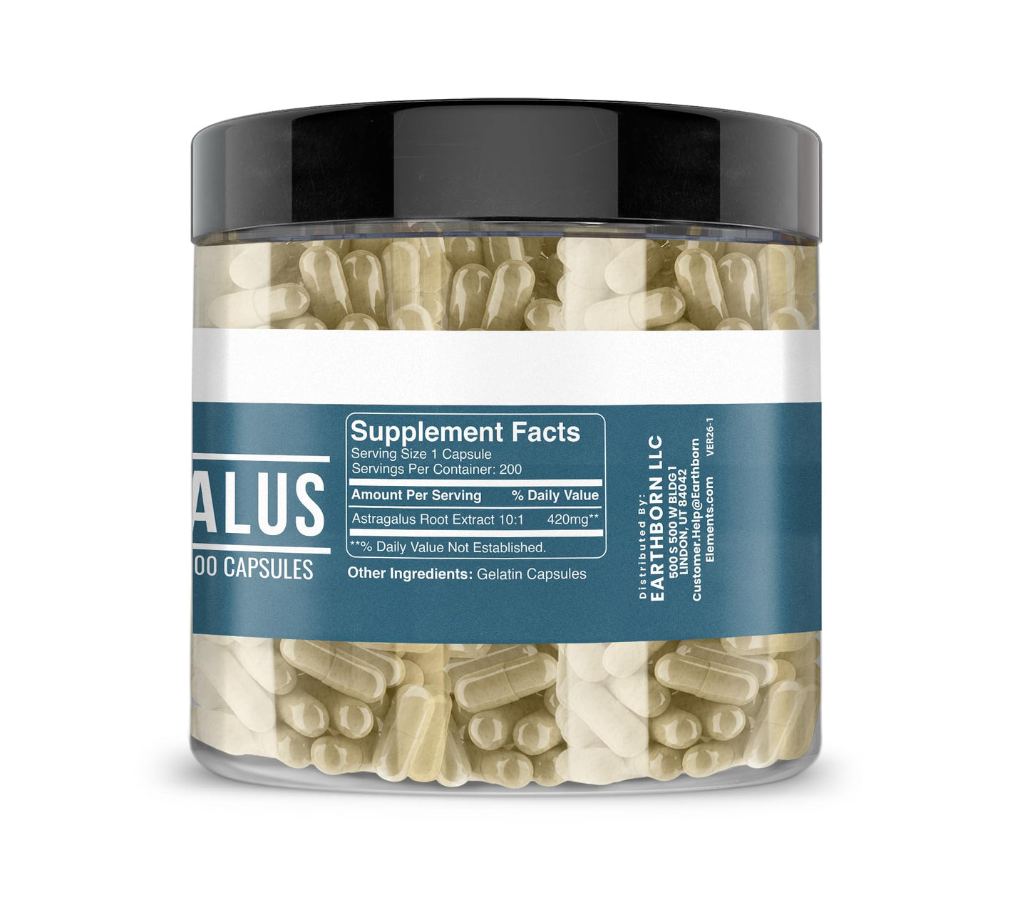 Earthborn Elements Astragalus Extract Capsules 200