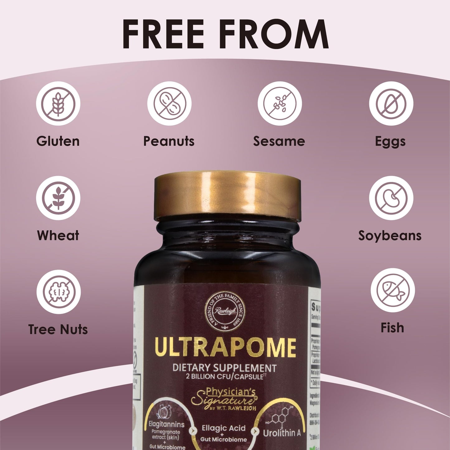 Rawleigh Ultrapome Natural Urolithin A Support Capsules 30 Count