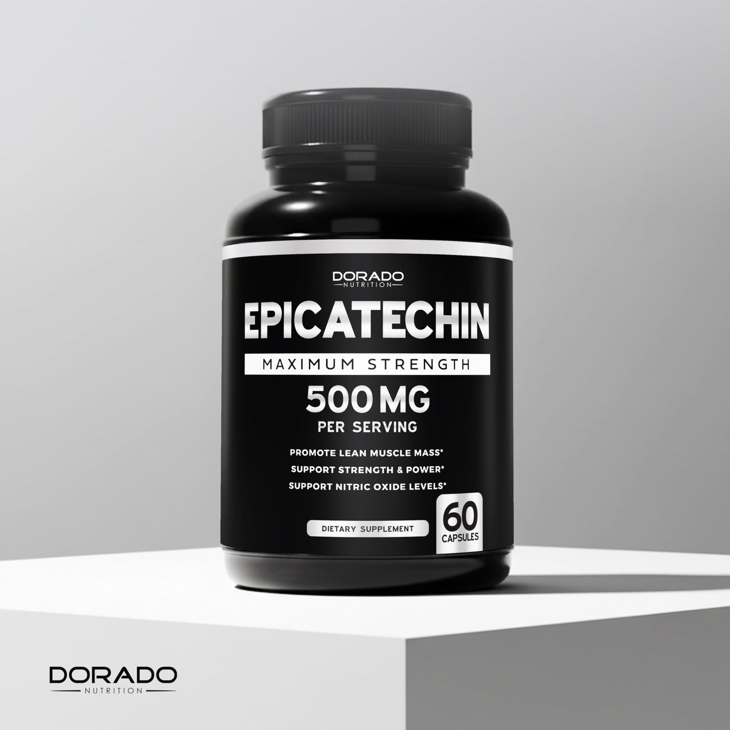 Dorado Nutrition Epicatechin Extract 500mg Capsule, 60 Capsules – Myostatin Inhibitor, Myostatin Blocker for Lean Muscle, Nitric Oxide, Stamina & Endurance, Non-GMO, Vegan, Third Party Tested