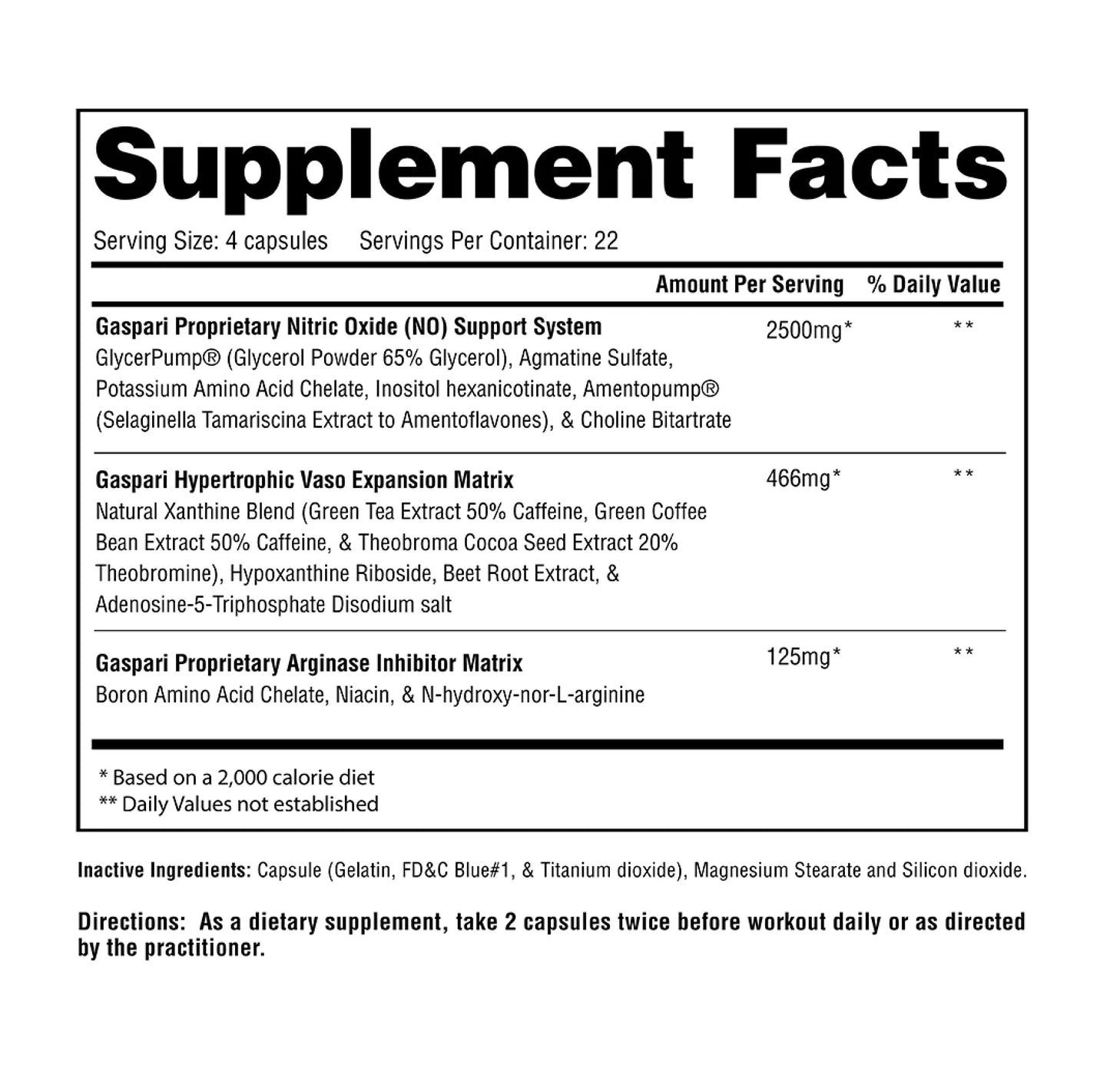 Gaspari Nutrition PlasmaJet Capsule 30 Capsules