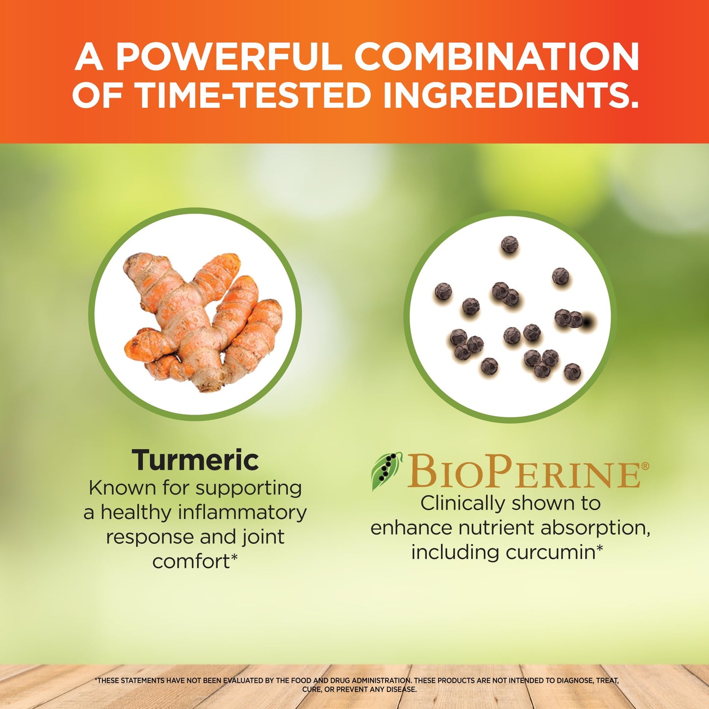 Vitalize Life Organic Turmeric Curcumin Supplement Capsules, 60 Capsules