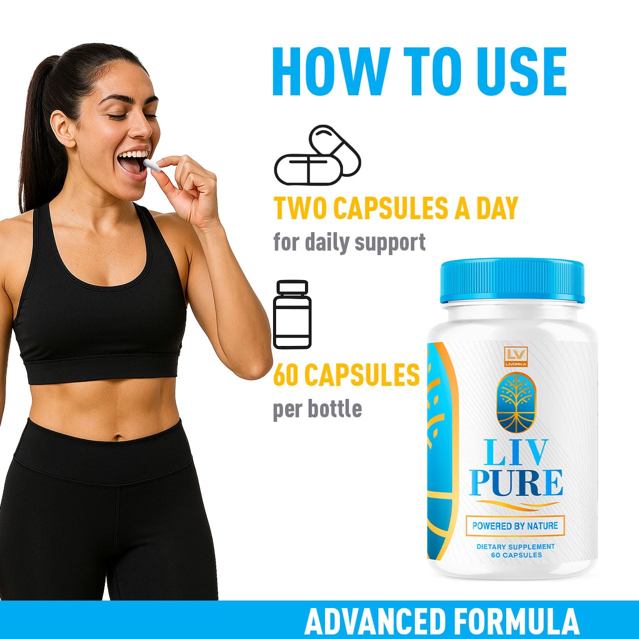 LIVORKA Liv Pure Capsules 120 Count