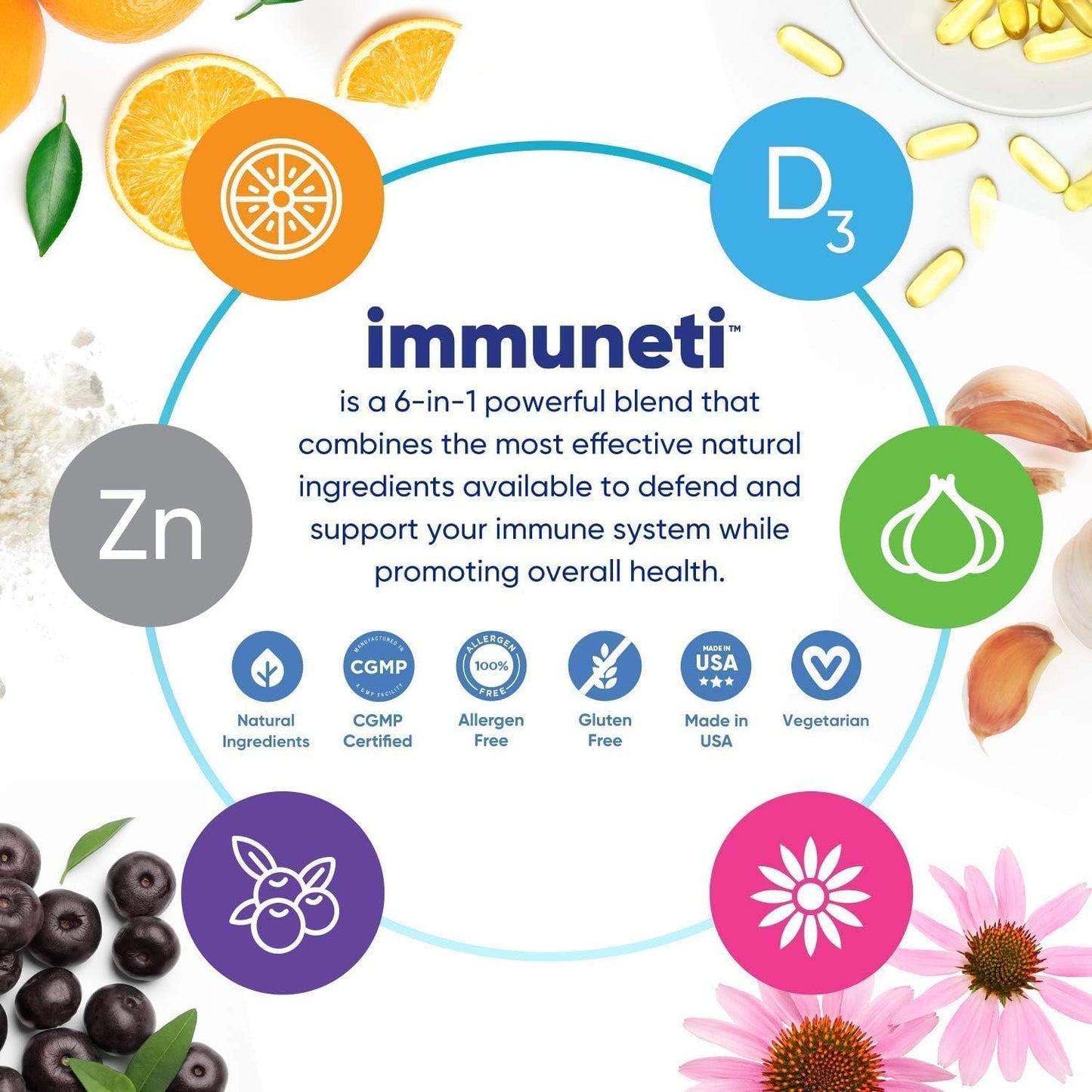 Immuneti Advanced Immune Support 300 Capsules