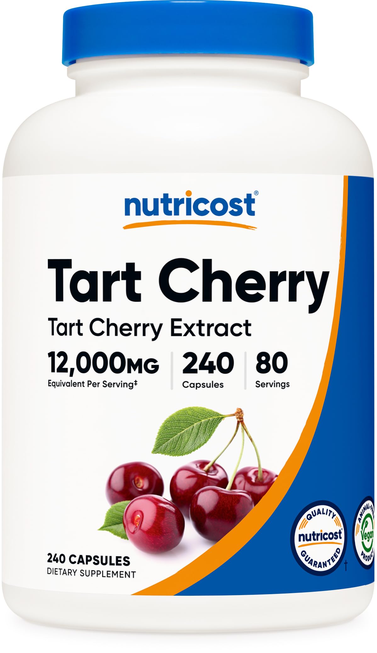 Nutricost Tart Cherry Extract Capsules 240 Capsules