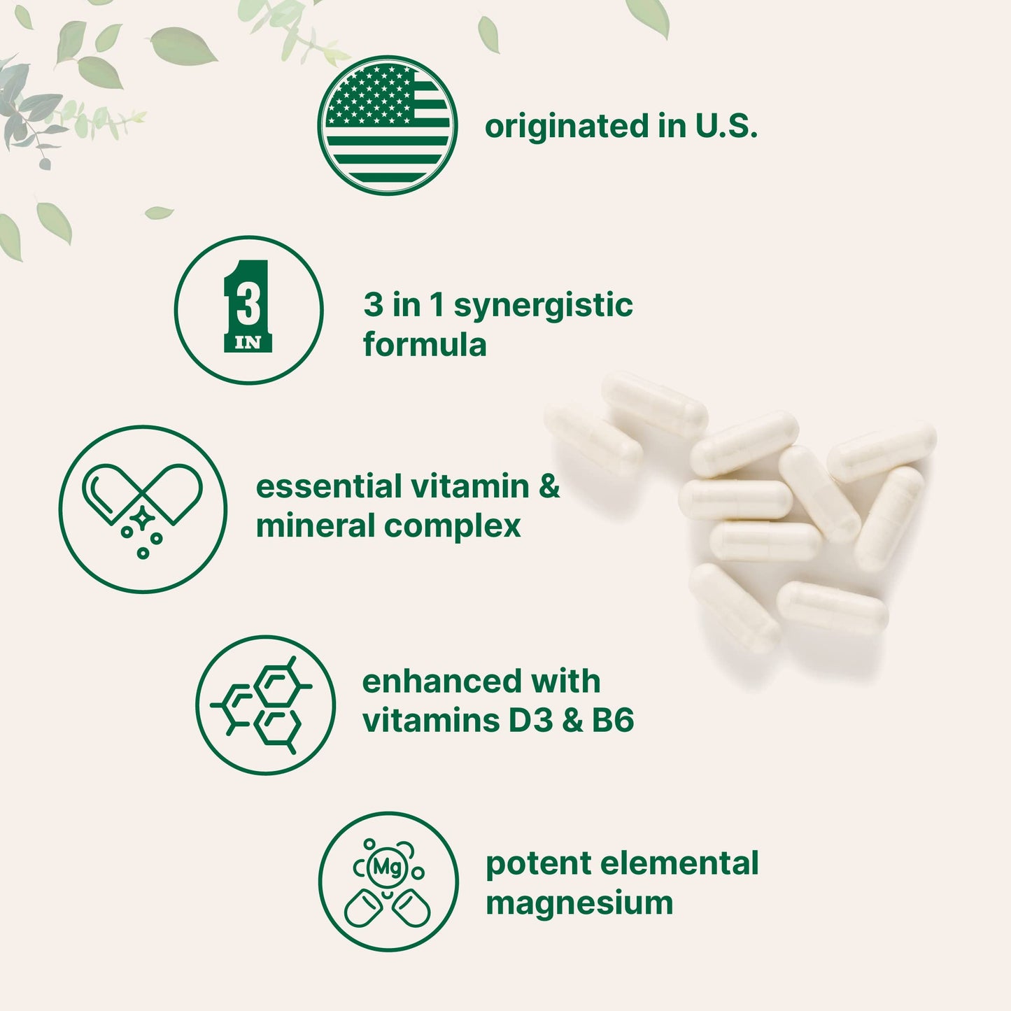 Micro Ingredients Magnesium Citrate 400mg Capsules, 240 Count