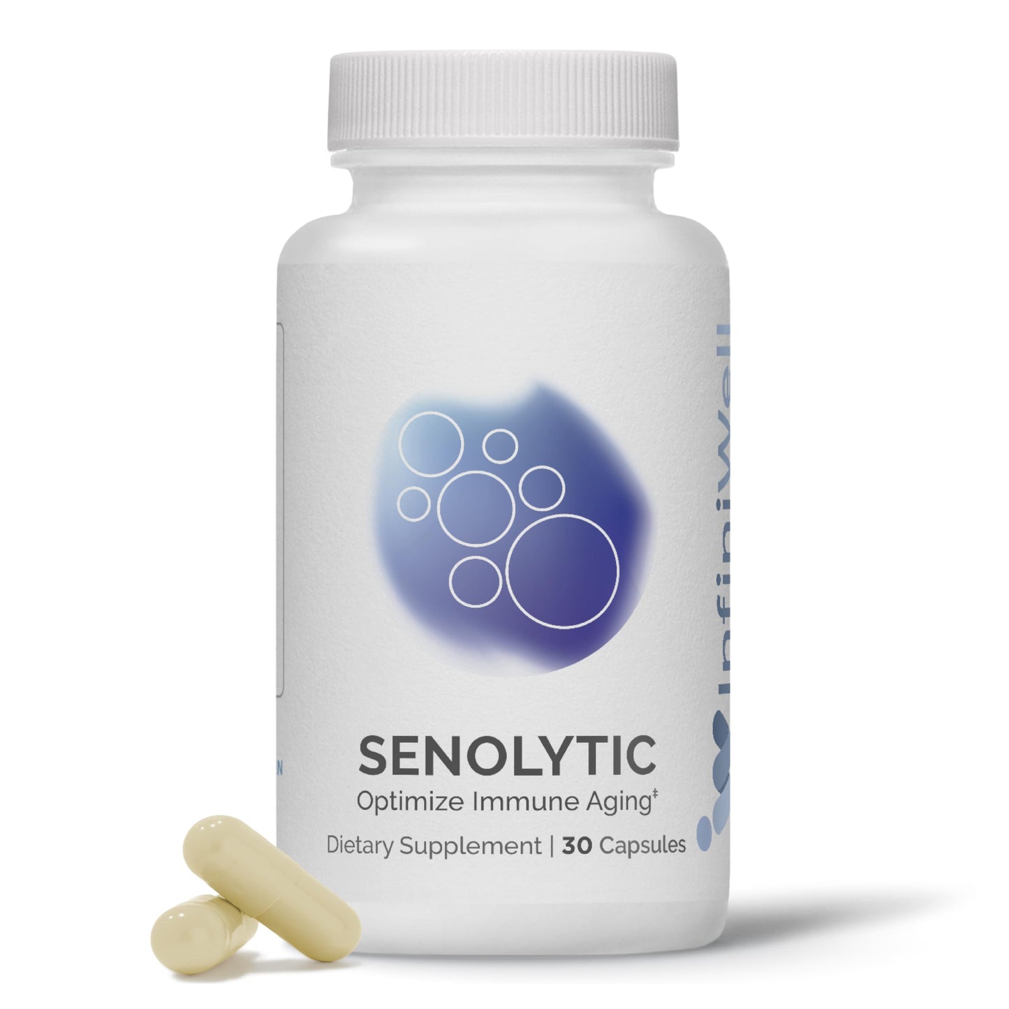 InfiniWell Senolytic Longevity Supplements, 30 Capsules