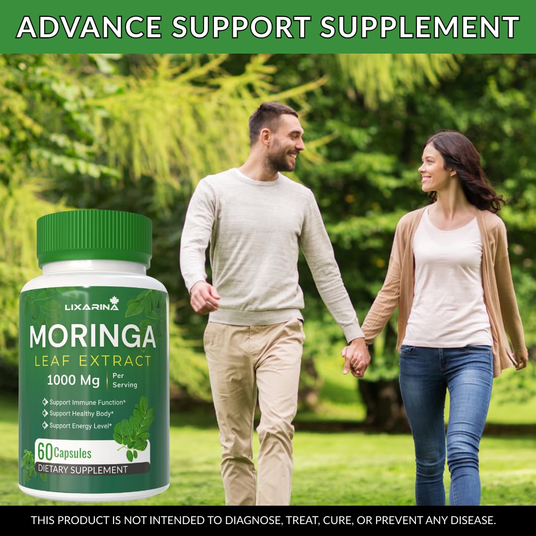 LIXARINA Moringa Capsules 180 Count