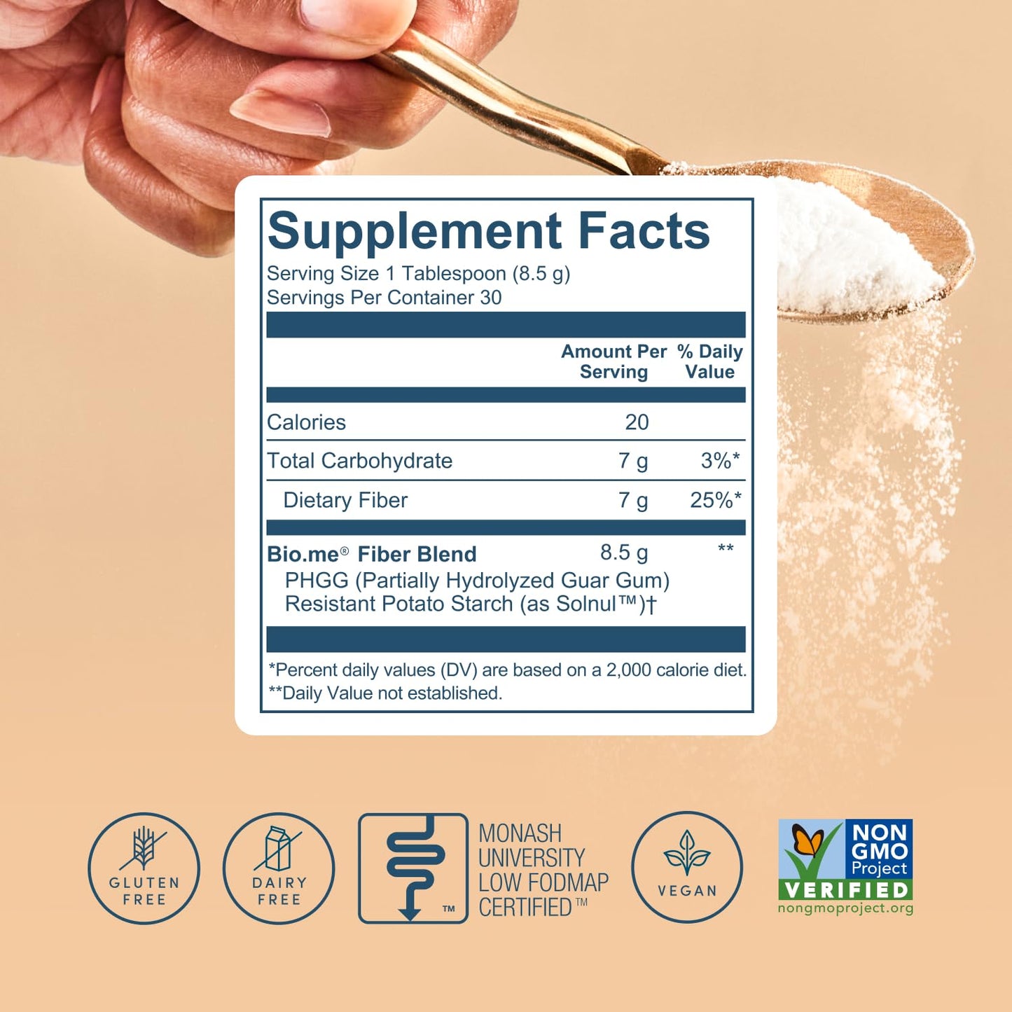 Bio.me Daily Prebiotic Fiber Powder 15