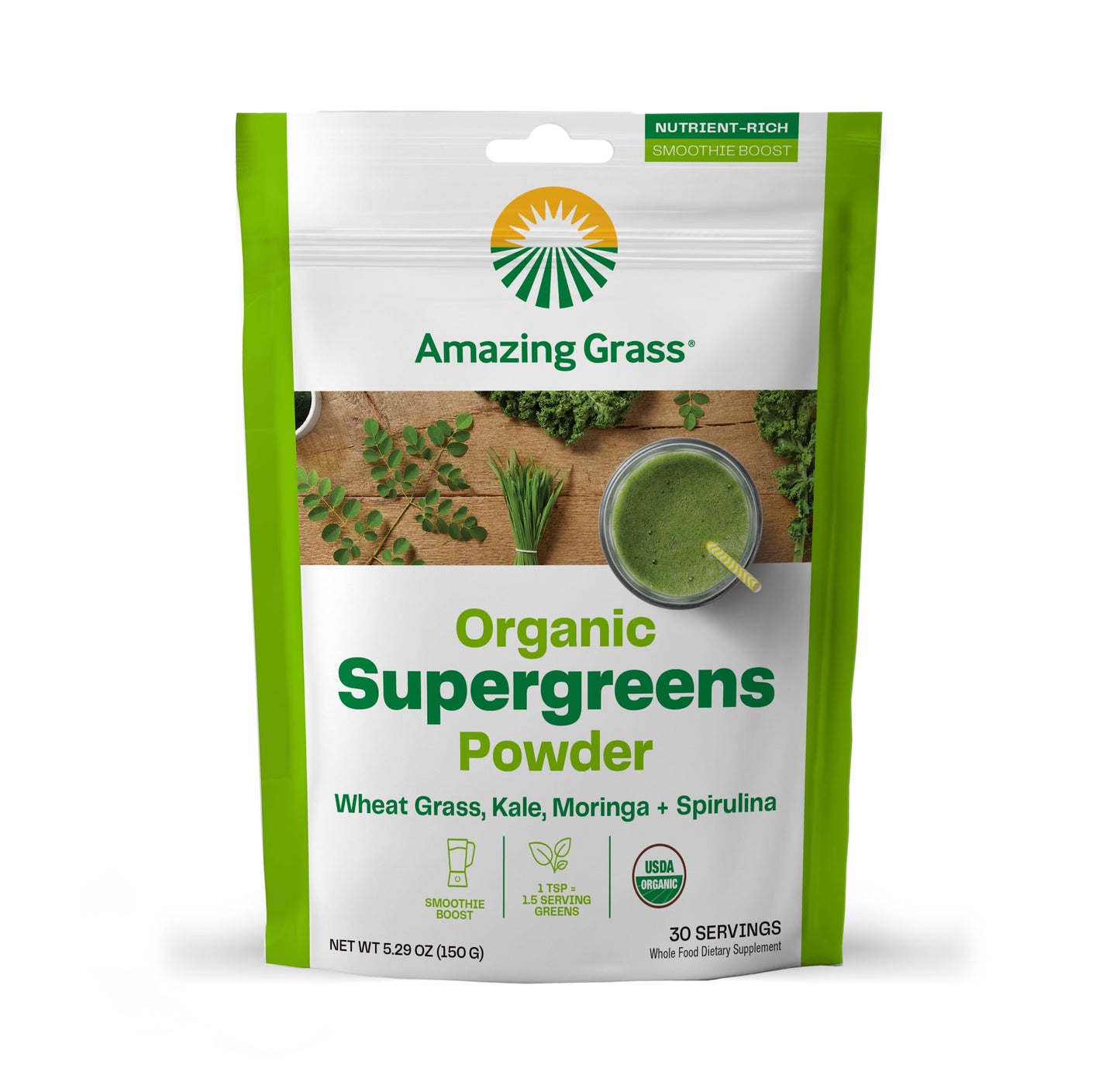 Orgain Organic Greens Powder, 20 Servings