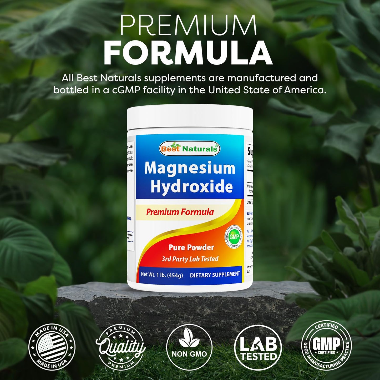 Best Naturals Magnesium Hydroxide Powder 16 oz