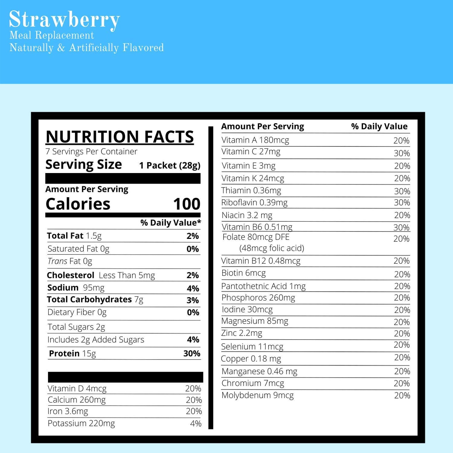 Nutmeg State Nutrition High Protein Strawberry Pudding Shake Whey Protein Powder, 7 Servings