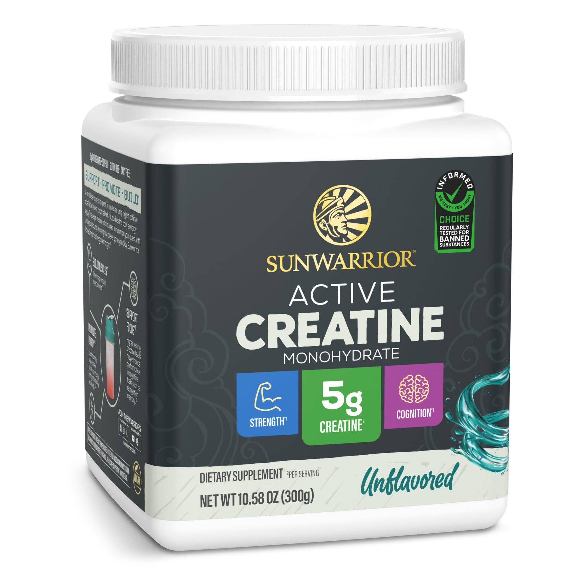 Sunwarrior Creatine Monohydrate Powder 60 Servings