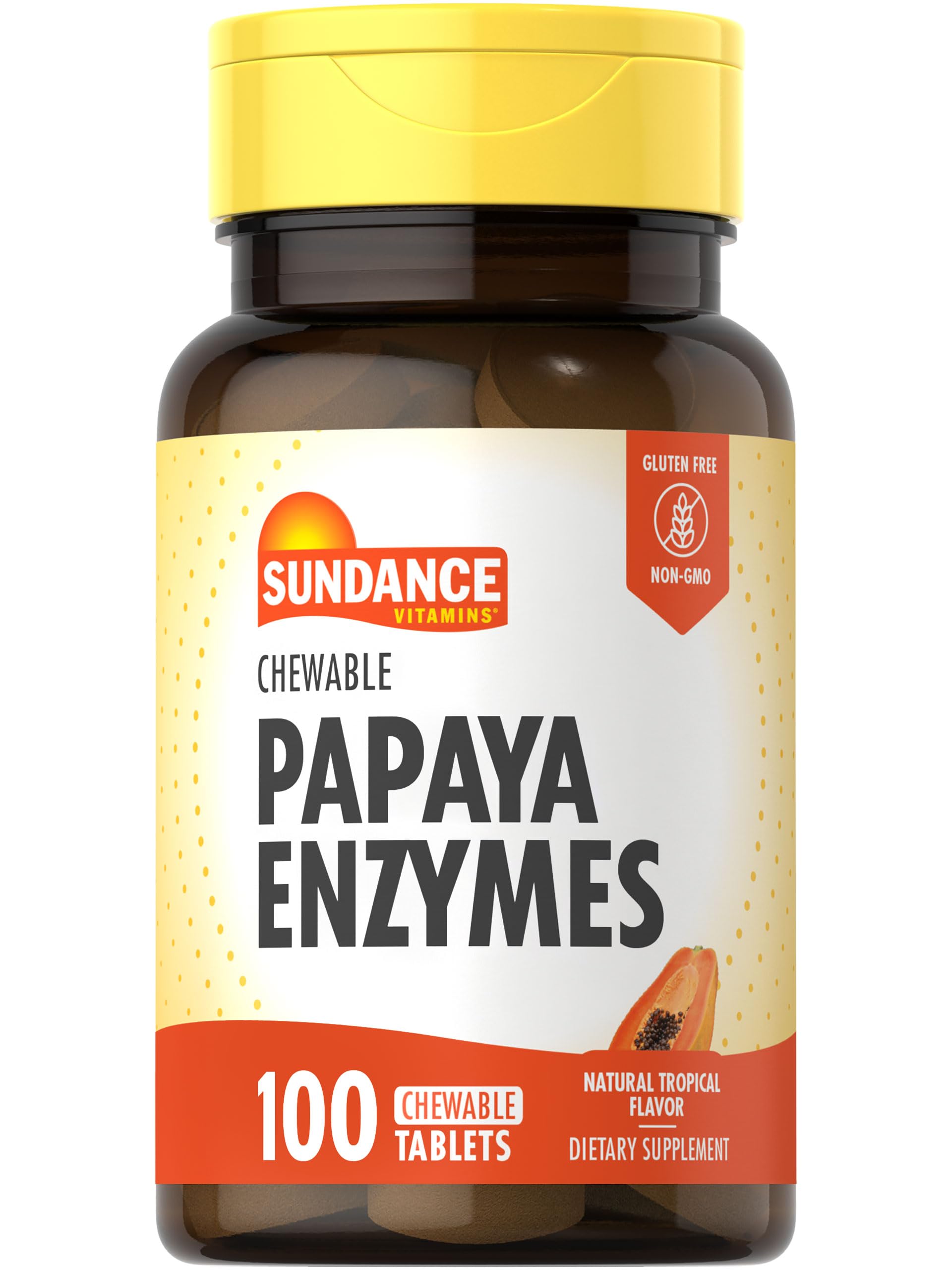 Sundance Papaya Enzymes Chewable Tablets 100