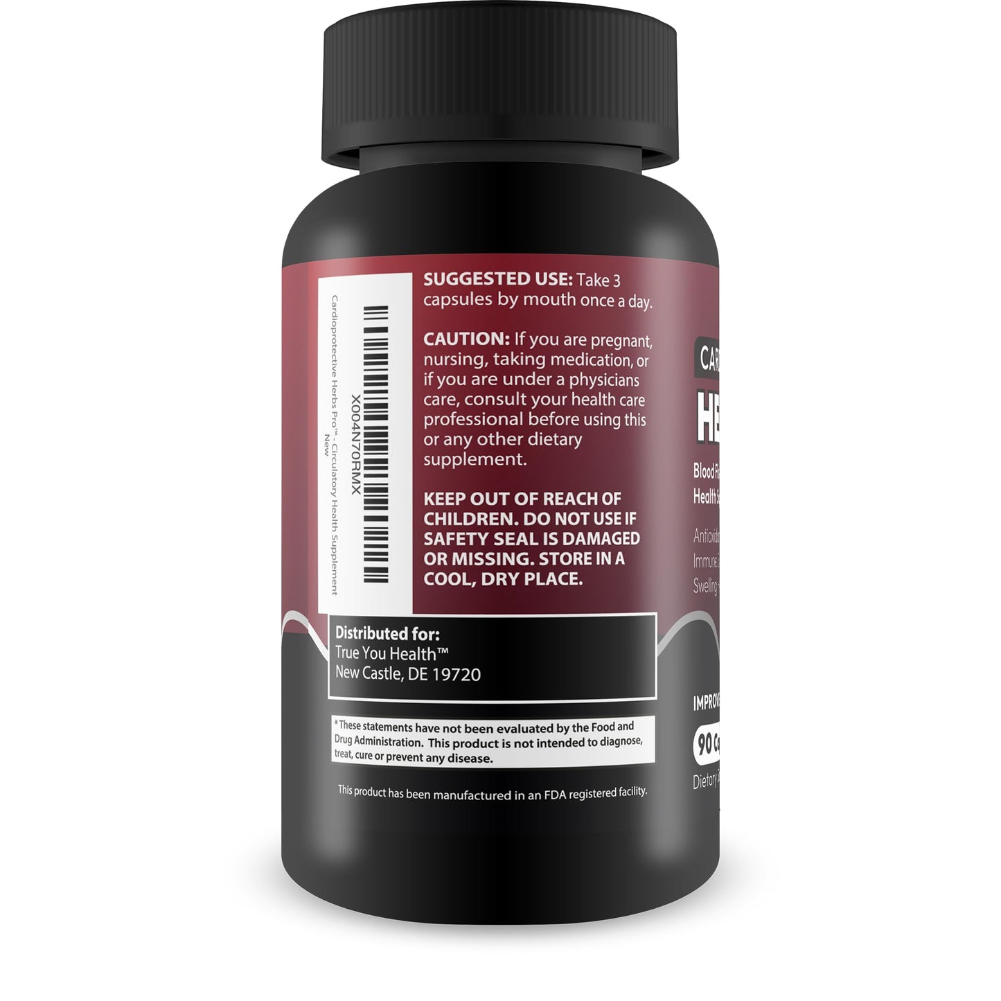 True You Health Cardio Protective Herbs Pro Capsule 90 Count