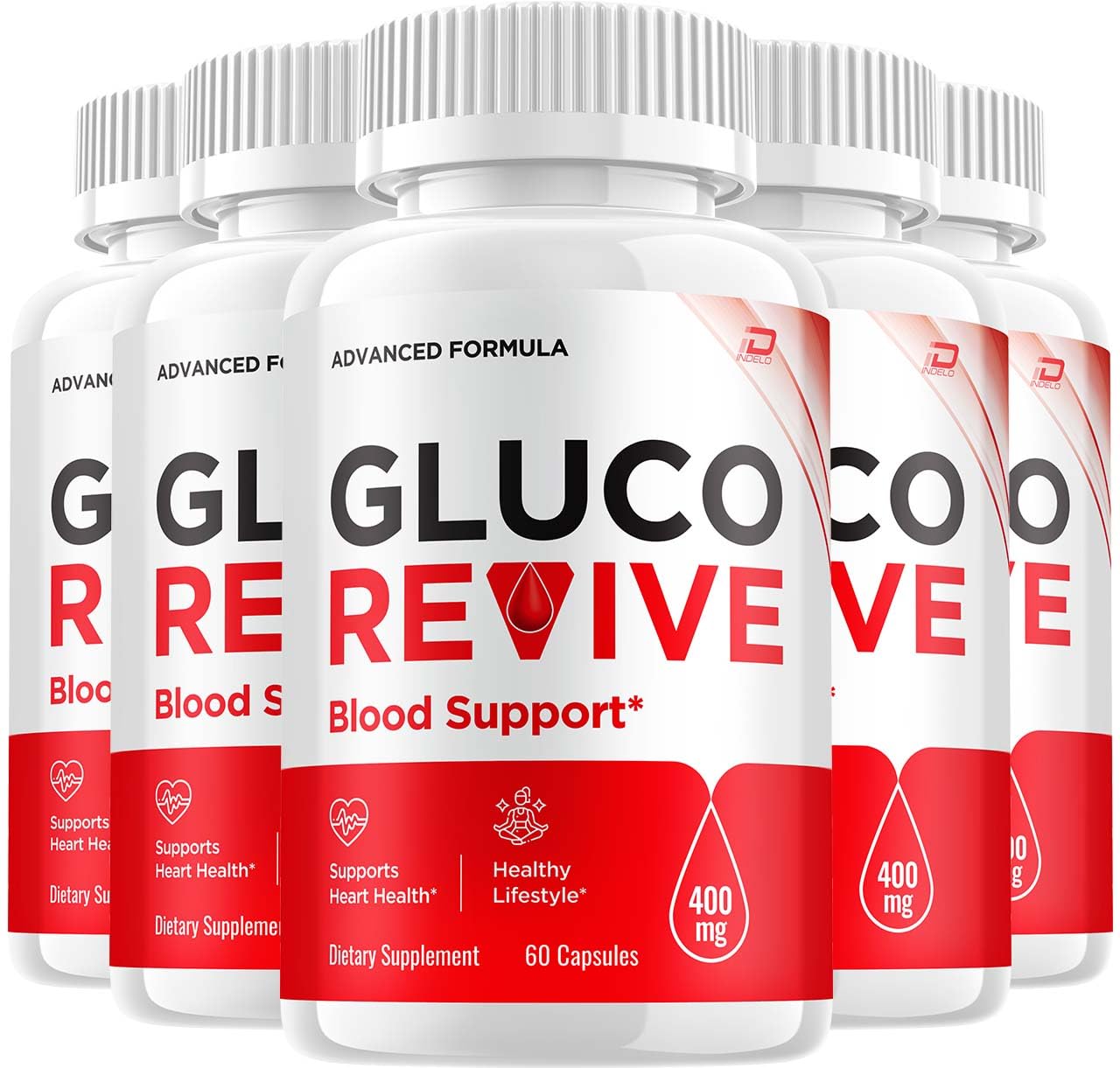 Indelo GlucoRevive Capsules, 300 Capsules