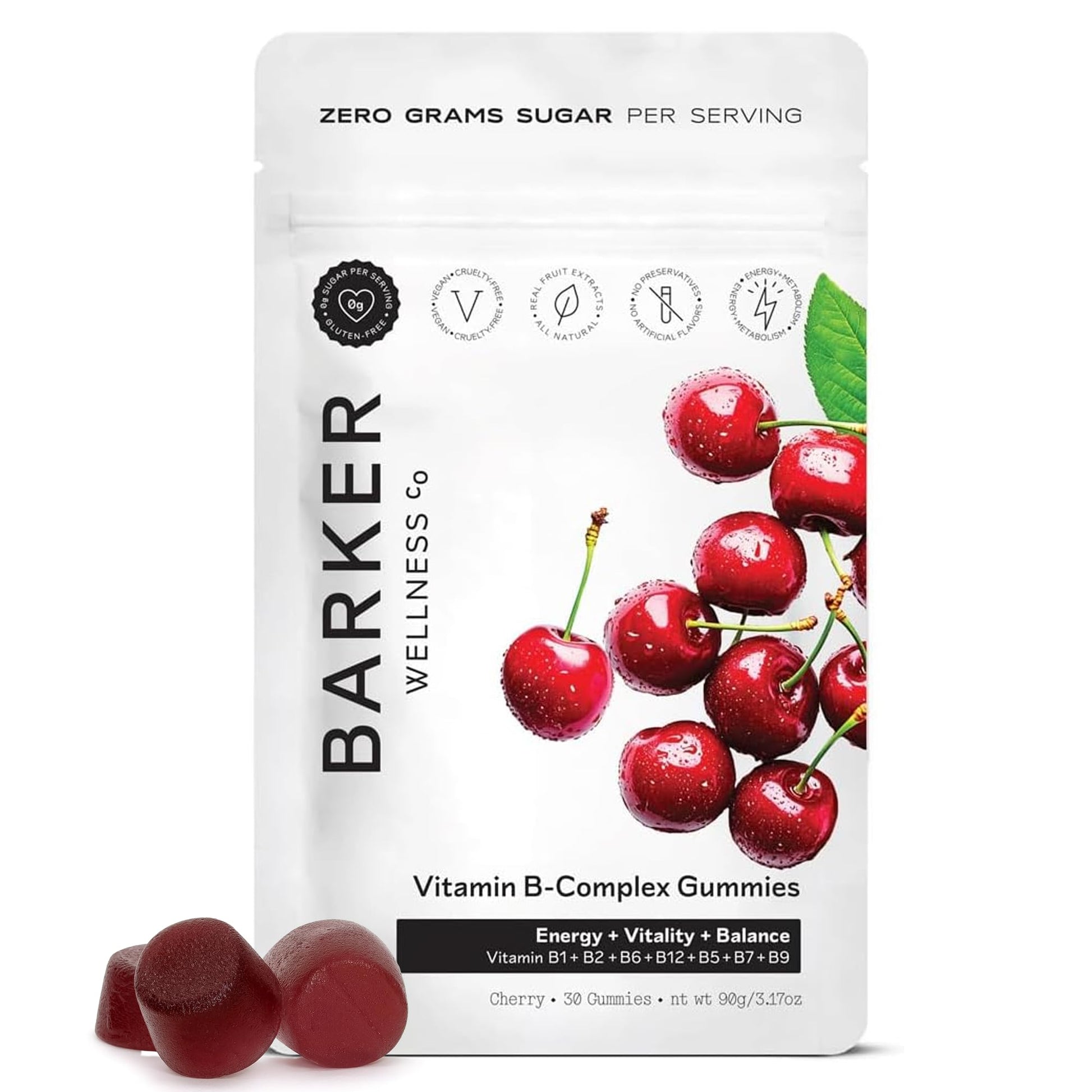 Barker Wellness Co Vitamin B-Complex Gummies 30 Count