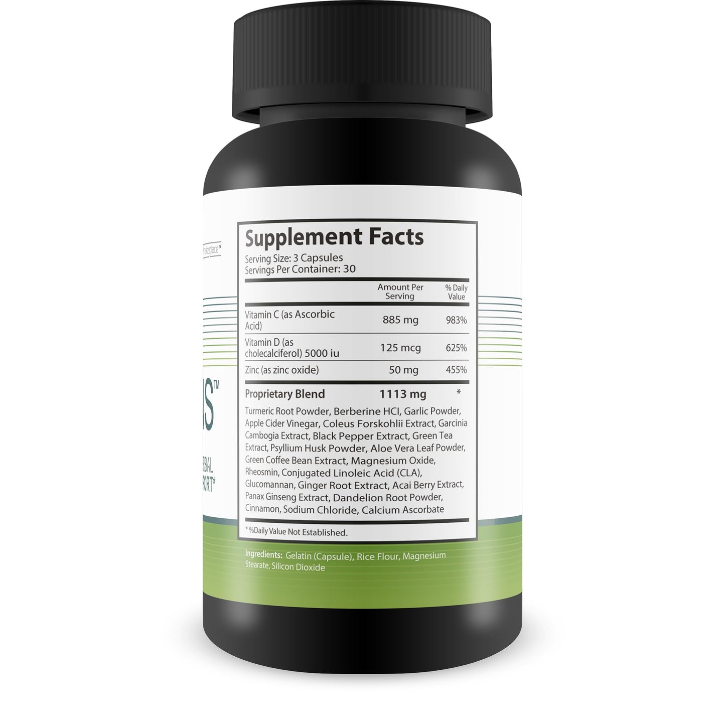 Happy Health Marketplace CDZ Vitamins Capsules 90 Count
