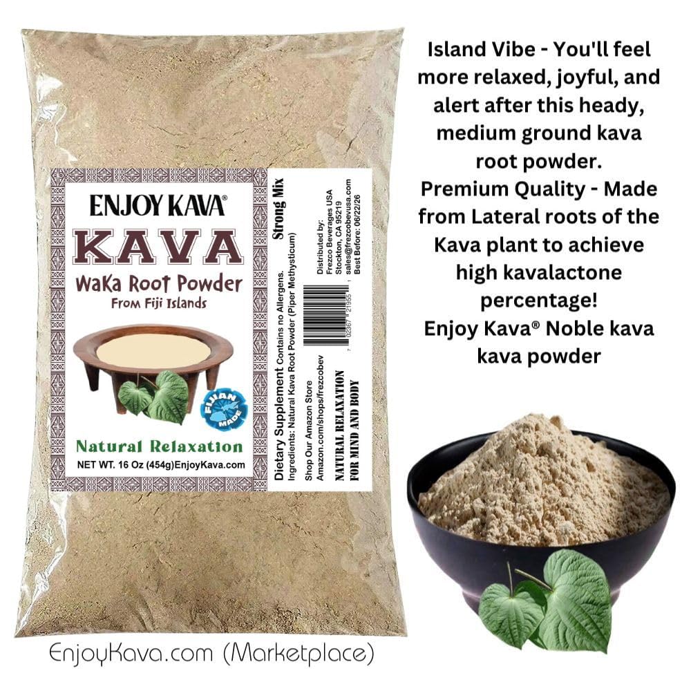 Enjoy Kava Noble Waka Powder 16 oz