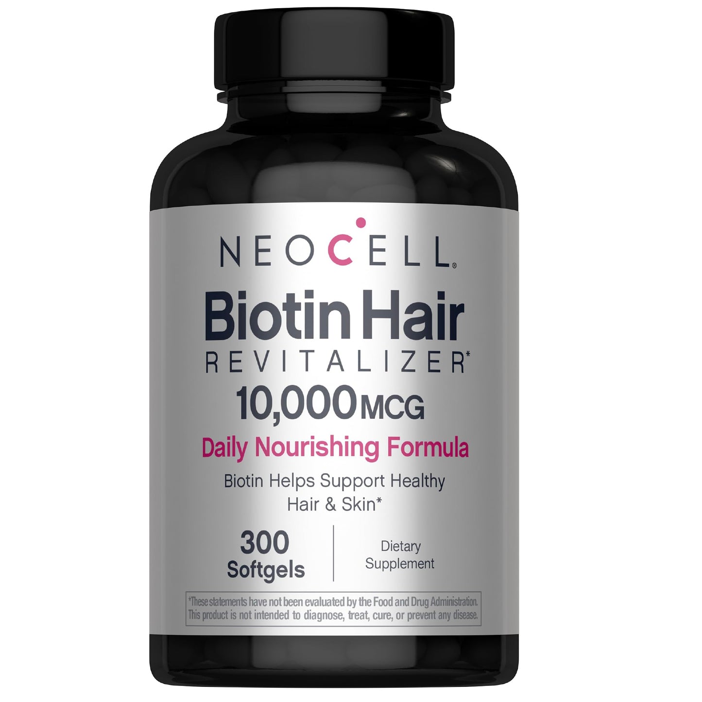 NeoCell Biotin Hair Revitalizer 10000mcg Softgels, 150 Count