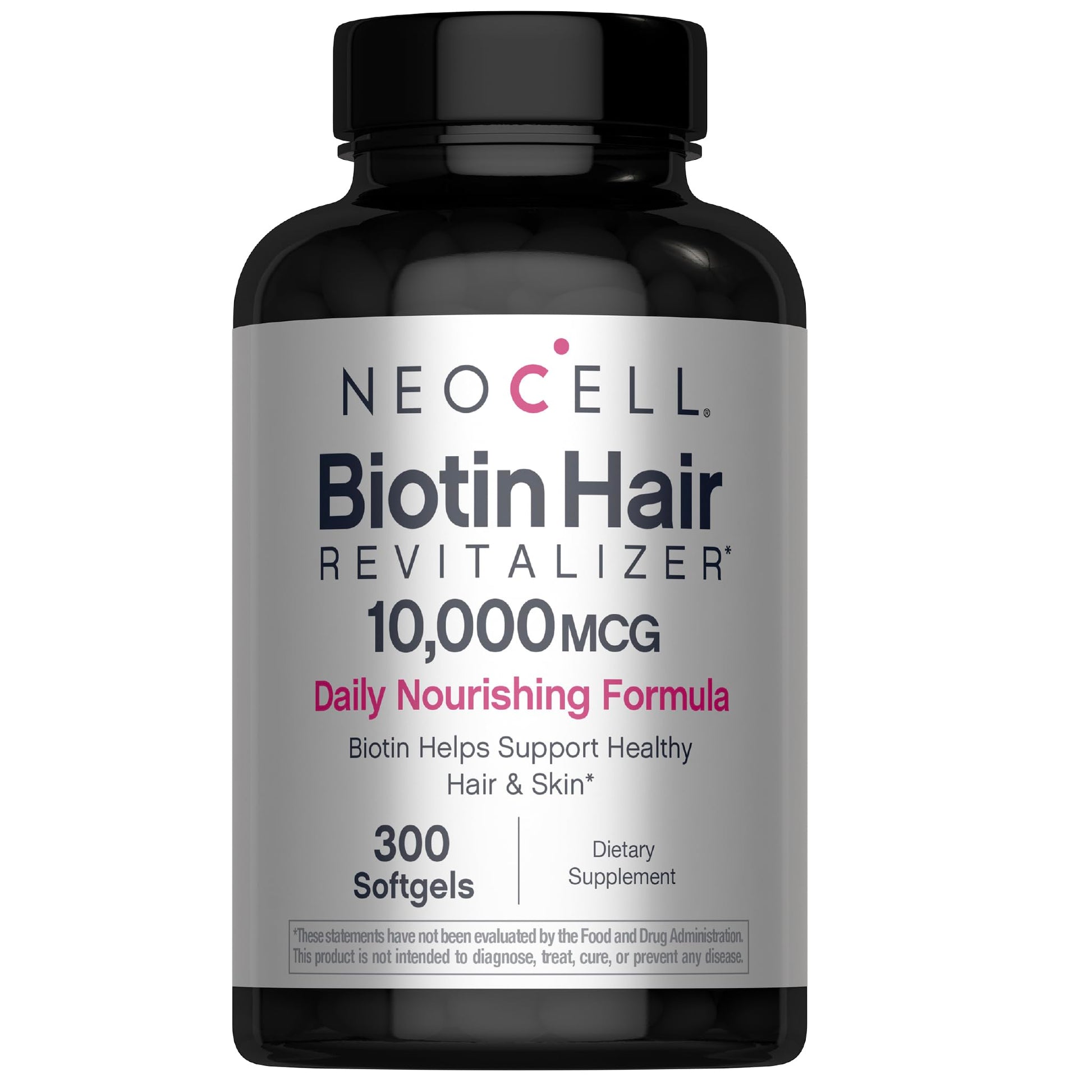 NeoCell Biotin Hair Revitalizer 10000mcg Softgels, 150 Count