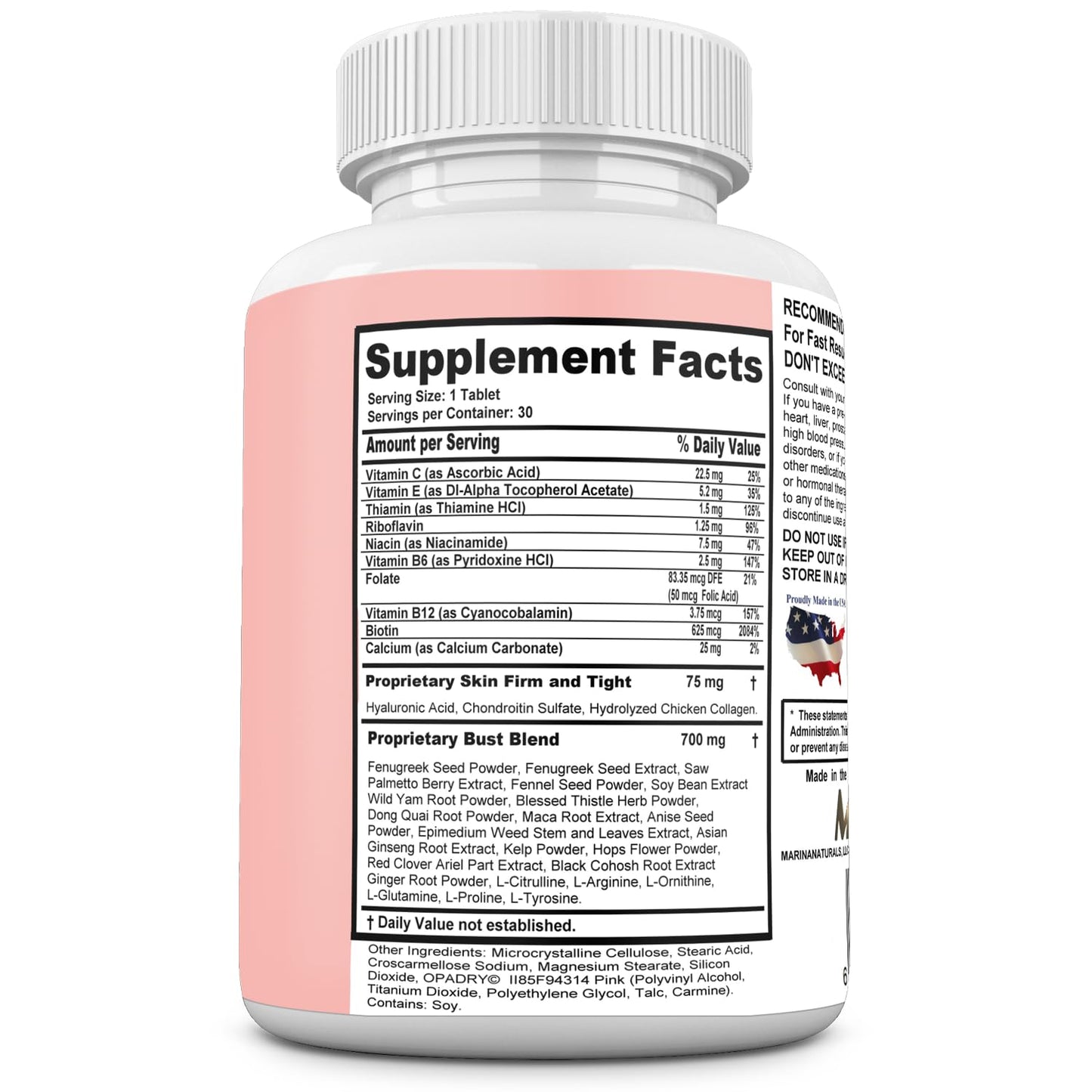 CURVIMORE Big Bust Pills V2 Tablets, 30 Count