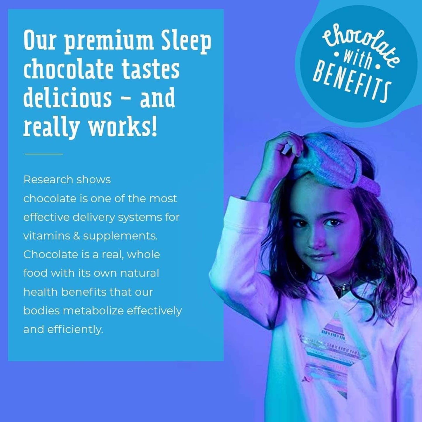 Good Day Chocolate Melatonin for Kids Chewable 100-count