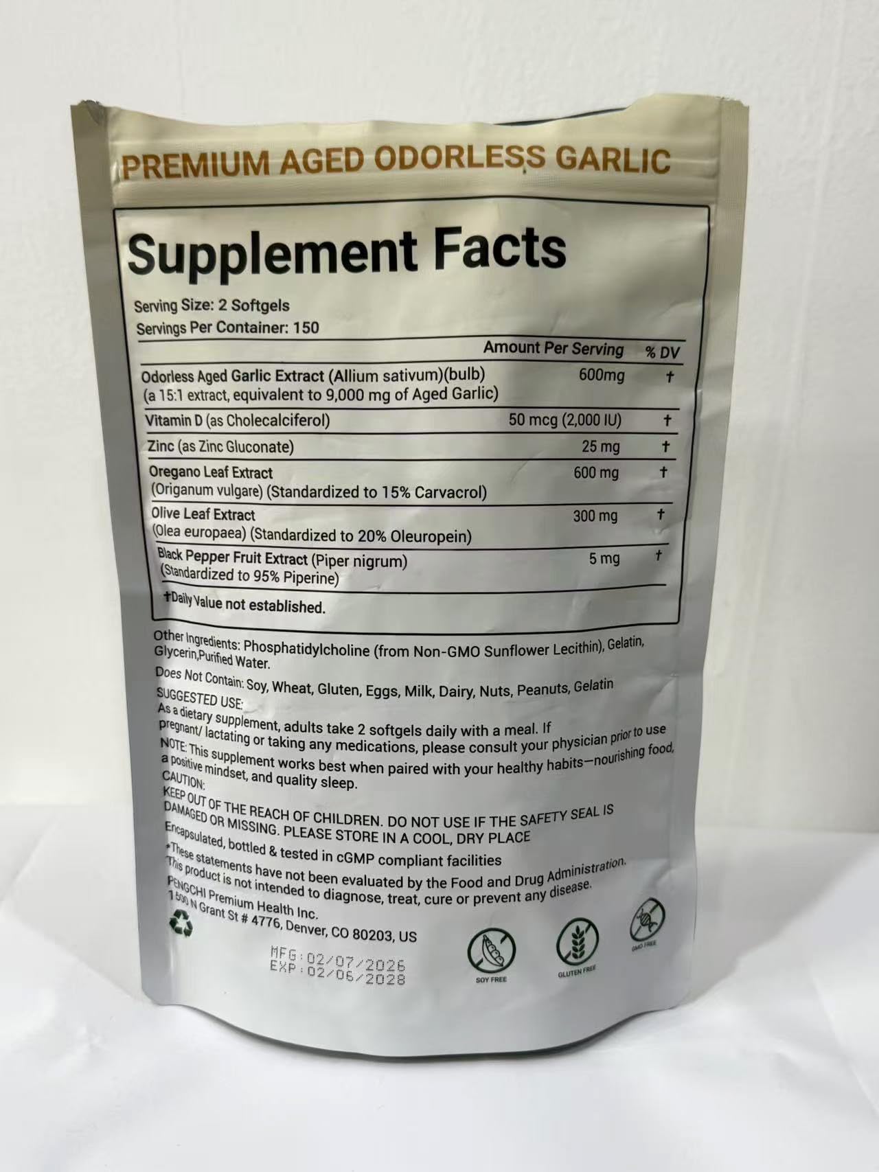 PENGCHI Aged Garlic Extract Softgel 300