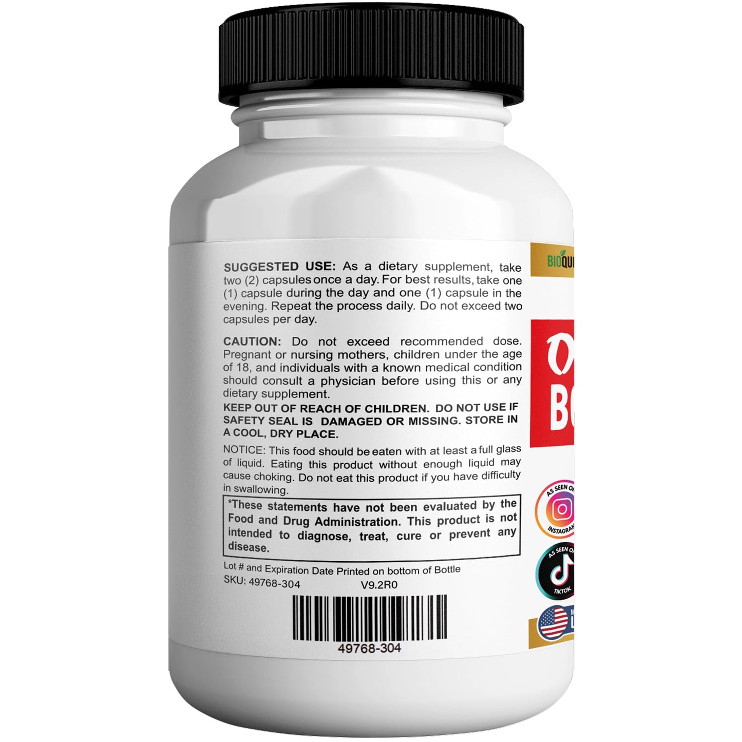 BIOQUIRE Okinawa Body Tonic Max Capsules, 60-Count